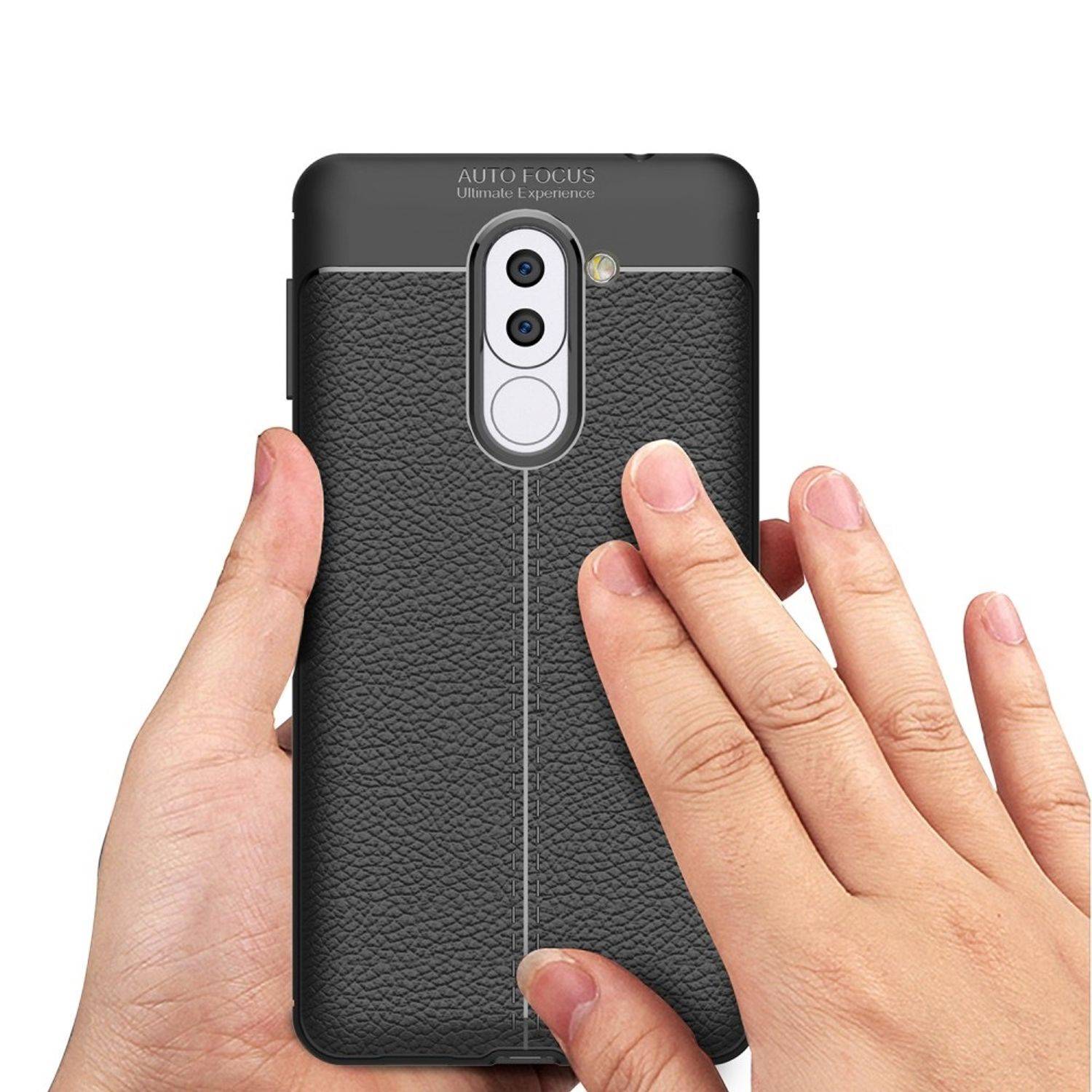 Huawei Y3 (2017) Handyhülle Backcover Schwarz