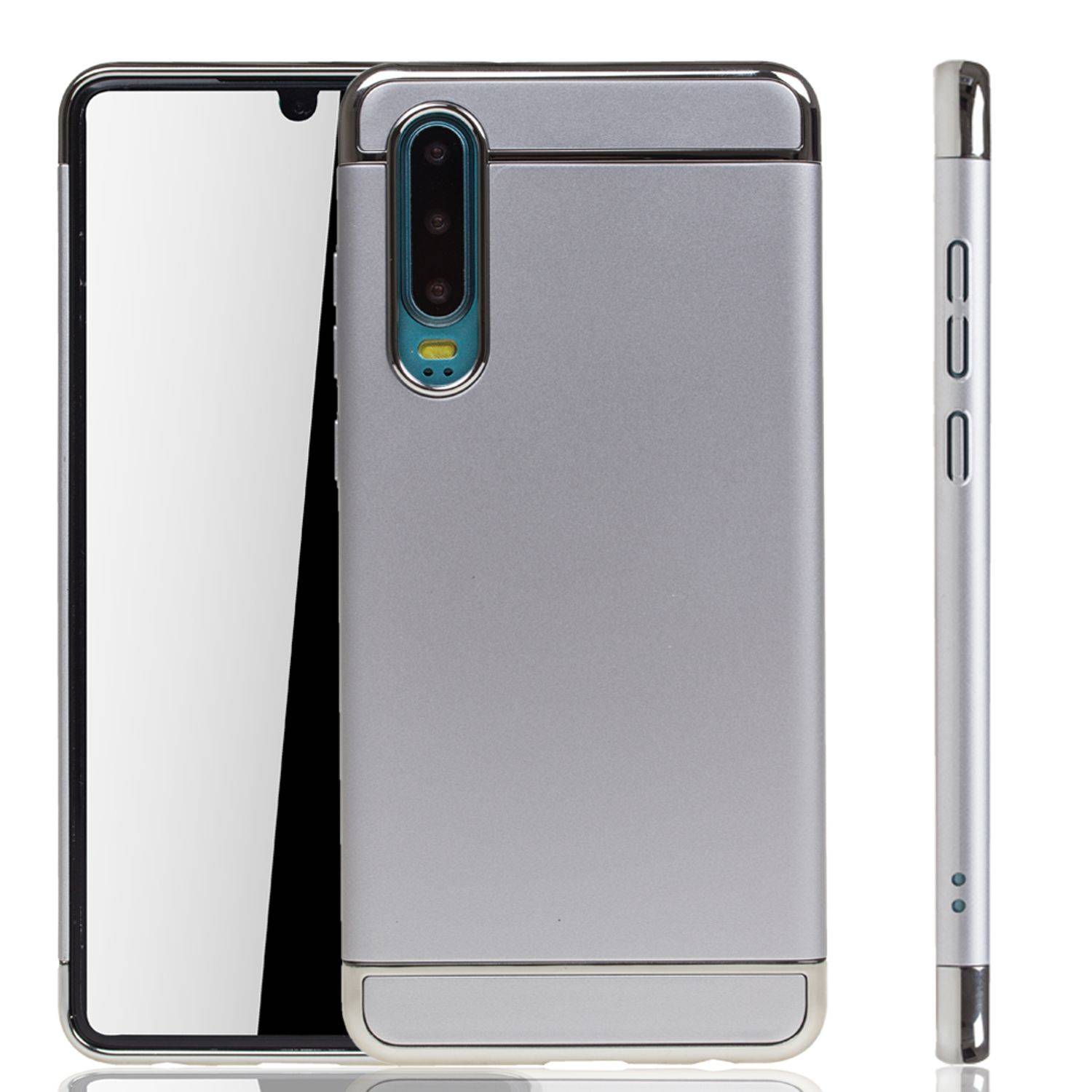 Huawei P30 Handyhülle Backcover Silber