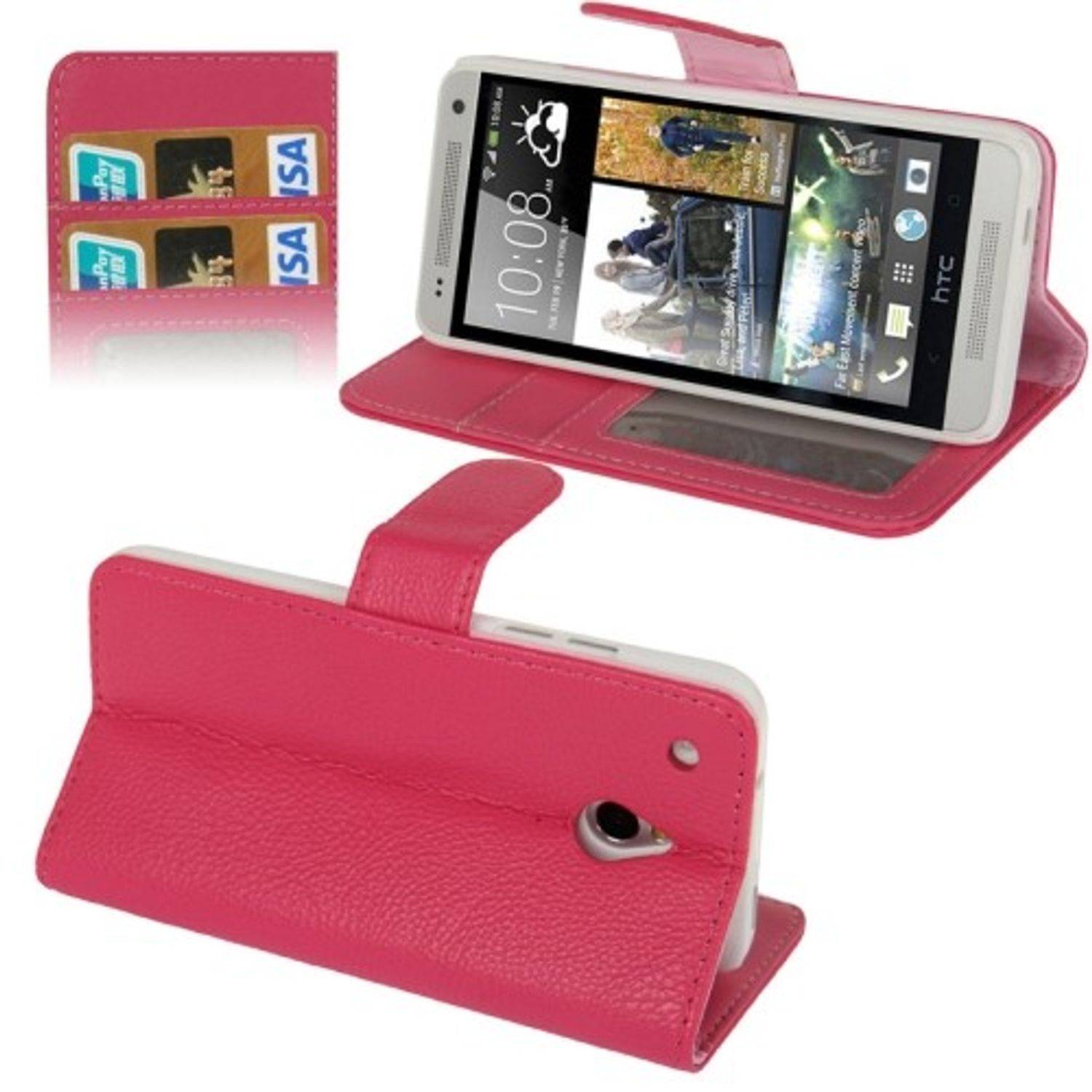 HTC One Mini Handyhülle Backcover Rosa