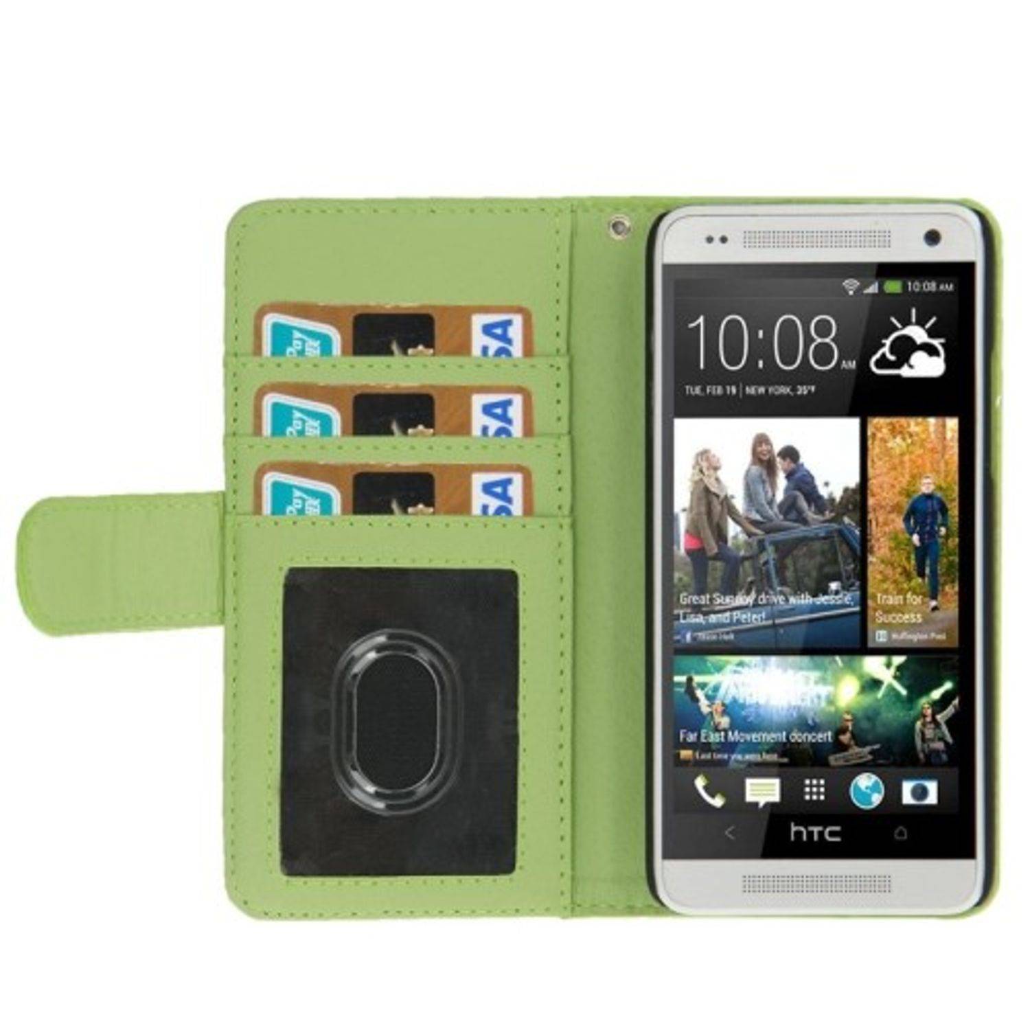 HTC One Mini Handyhülle Backcover Grün