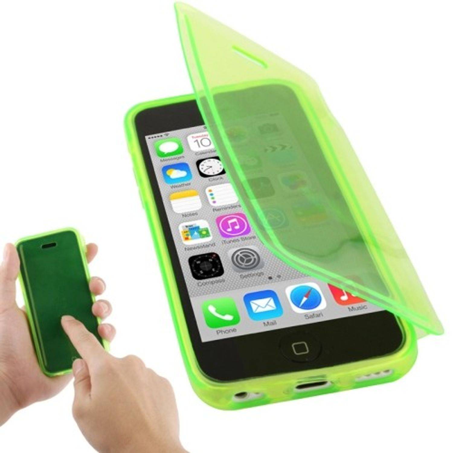 Apple iPhone 5c Handyhülle Backcover Grün