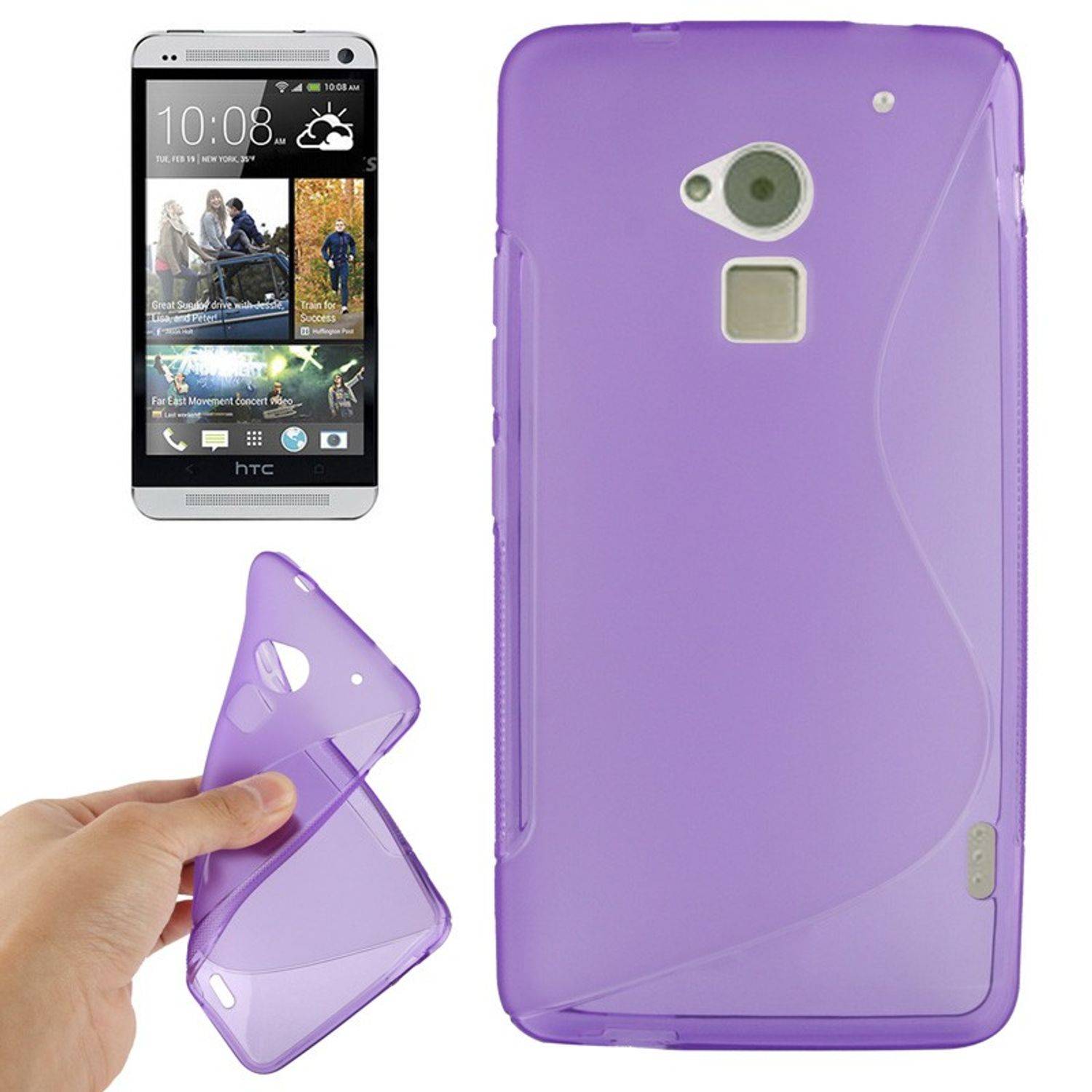 HTC One Max Handyhülle Backcover Violett