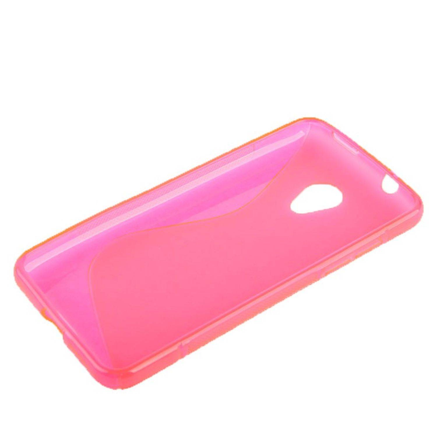 HTC Desire 700 Handyhülle Backcover Rosa