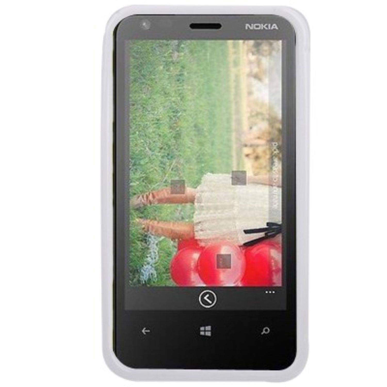 Nokia Lumia 620 Handyhülle Backcover Violett