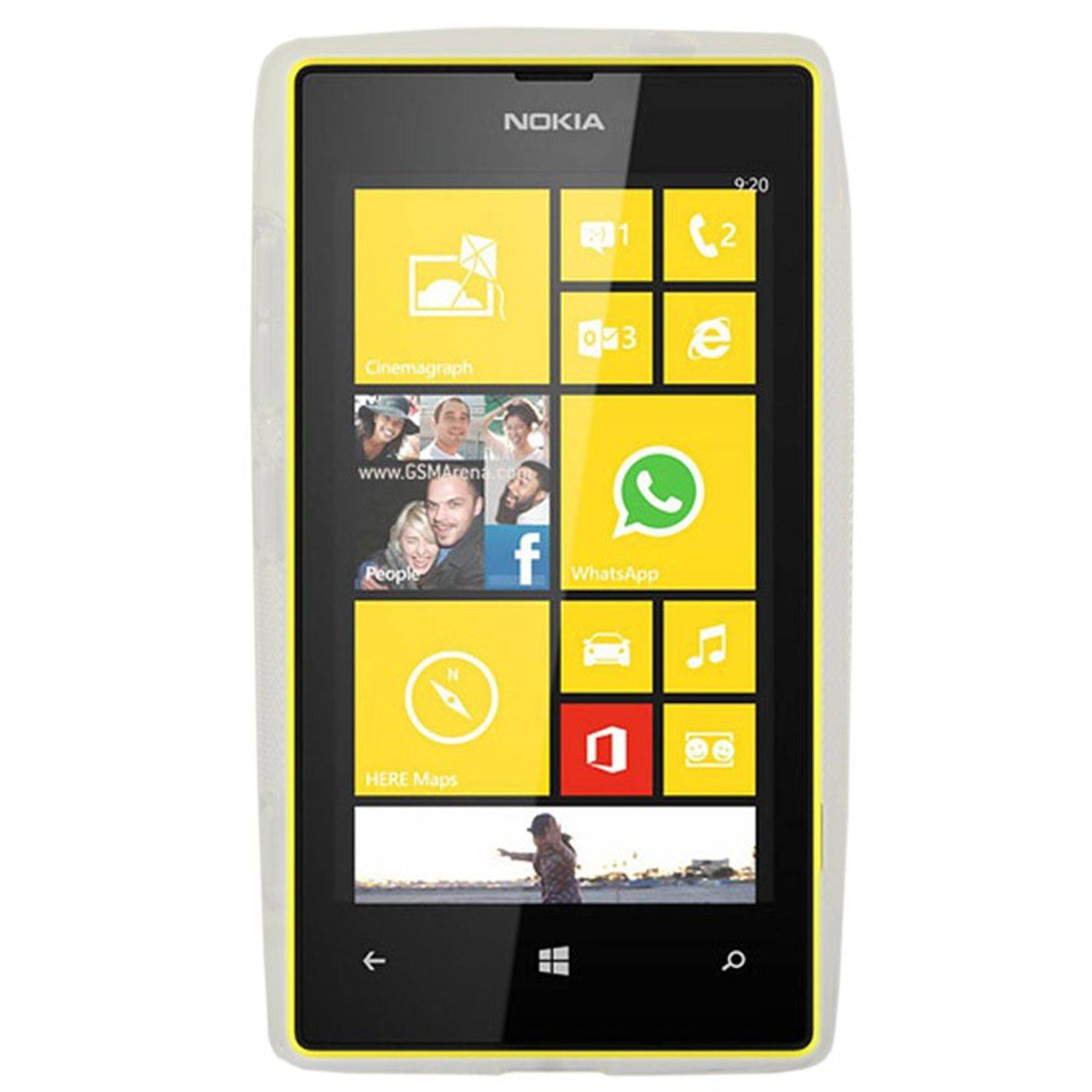 Nokia Lumia 520 Handyhülle Backcover Transparent