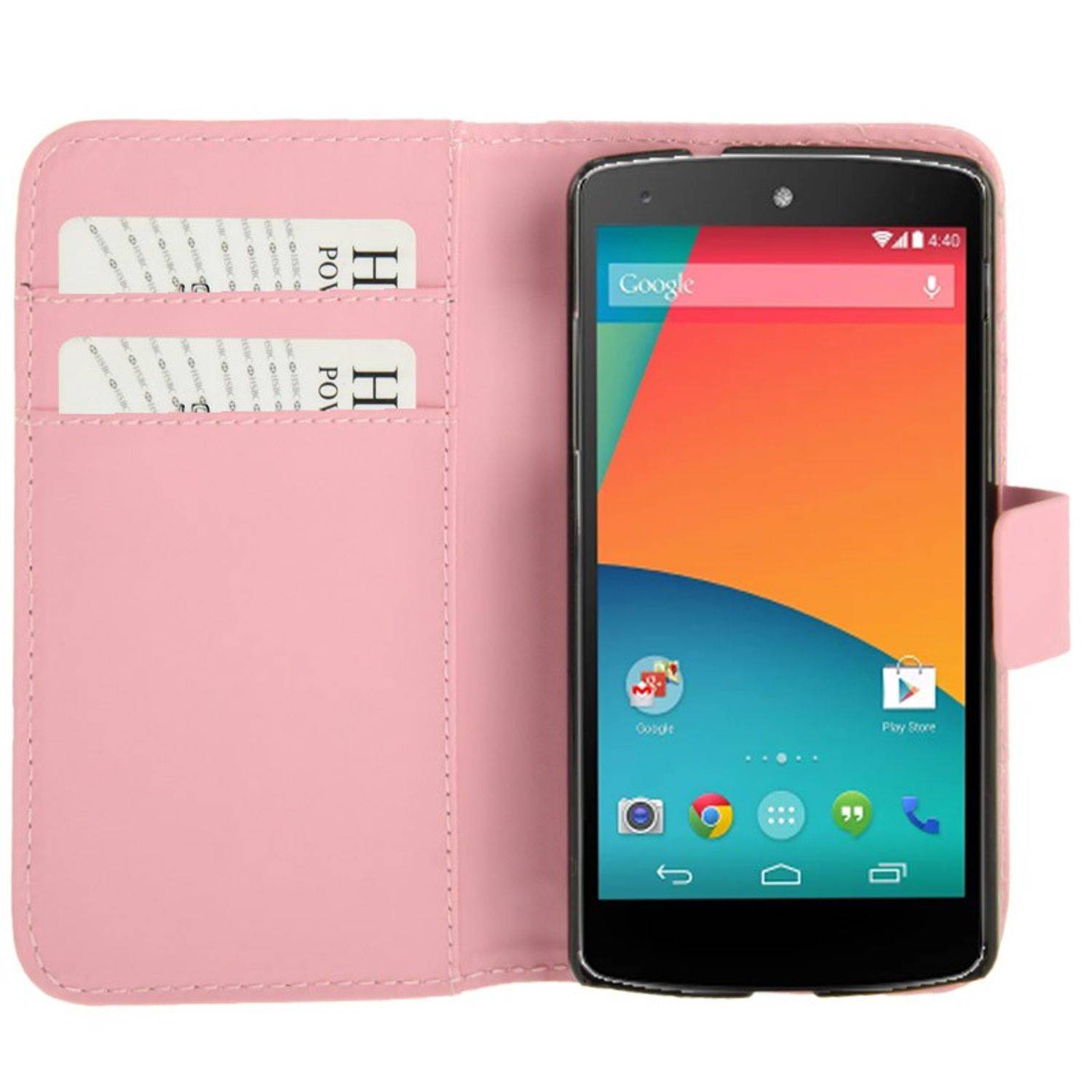 LG Nexus 5 Handyhülle Backcover Rosa