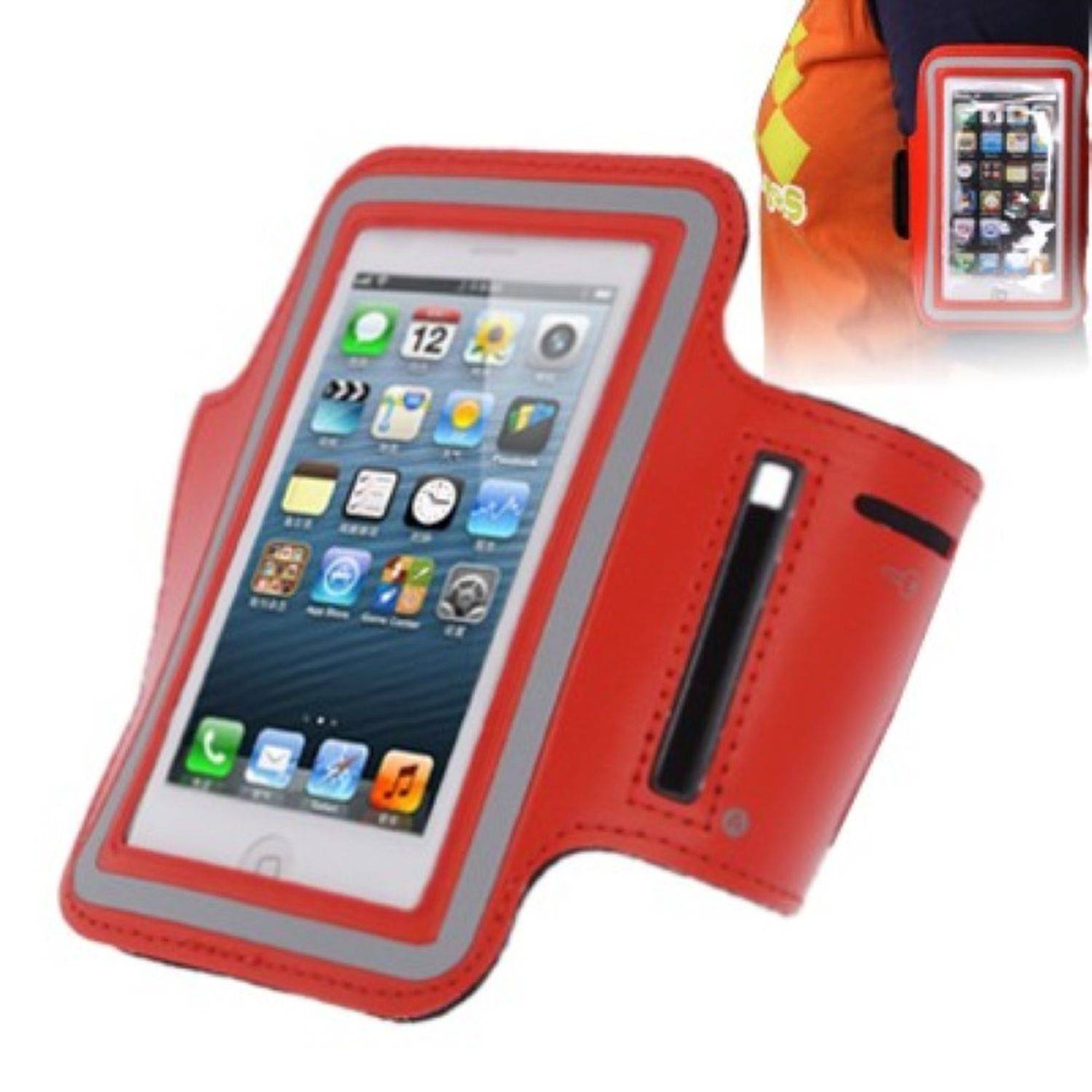 Apple iPhone 5 / 5s / SE Handyhülle Backcover Rot