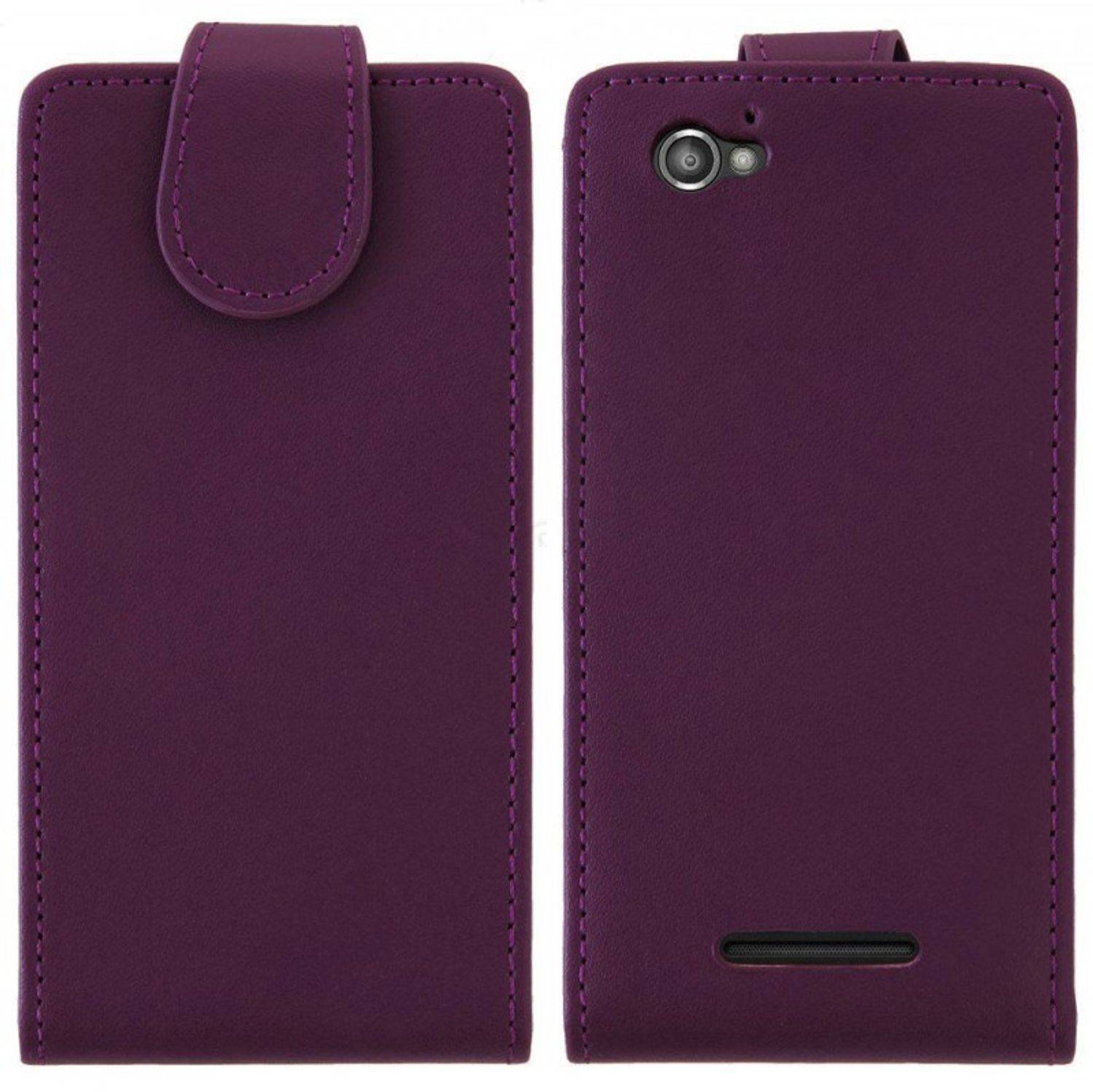 Sony Xperia M Handyhülle Backcover Violett
