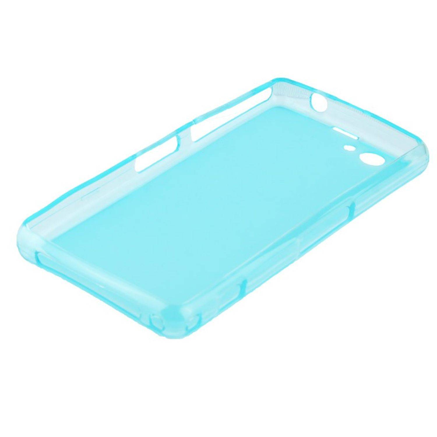 Sony Xperia Z1 Compact Handyhülle Backcover Blau