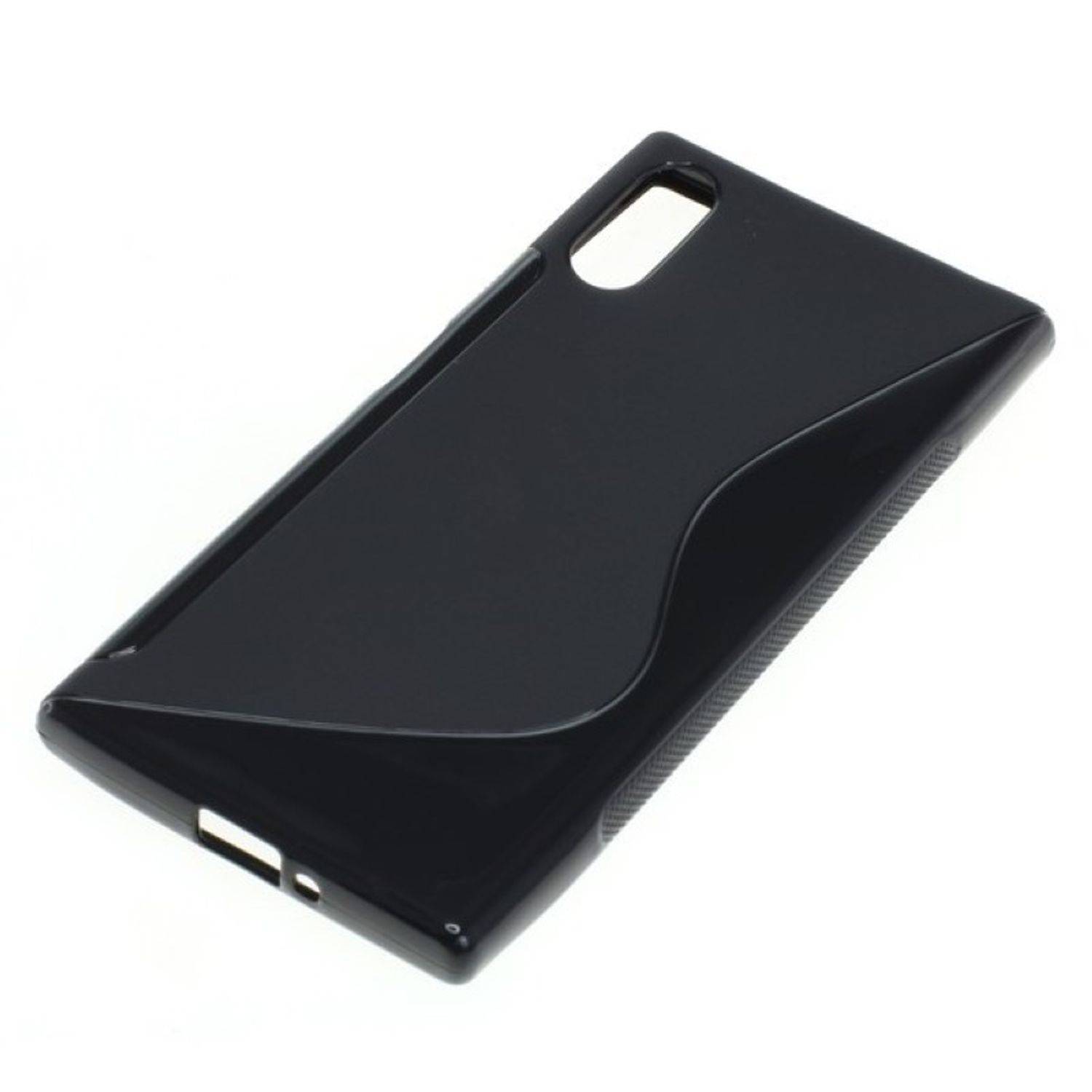Sony Xperia XZ Handyhülle Backcover Schwarz