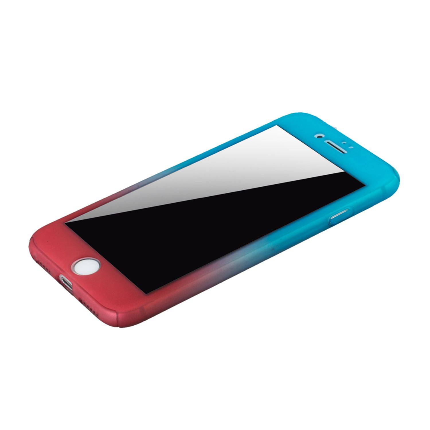 Apple iPhone 6 / 6s Plus Handyhülle 360 Grad Schutz Full Cover Mehrfarbig