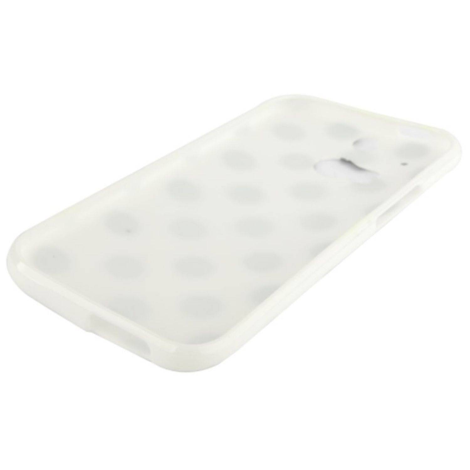 HTC One M8 Handyhülle Backcover Weiß