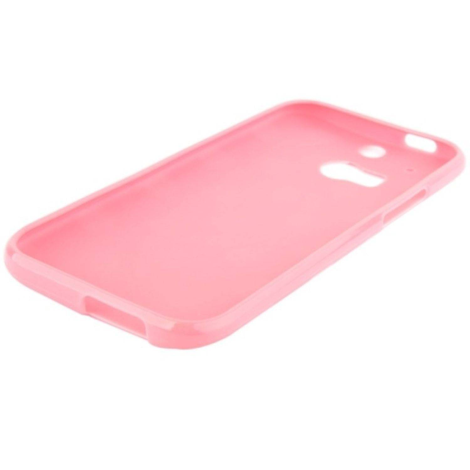 HTC One M8 Handyhülle Backcover Weiß