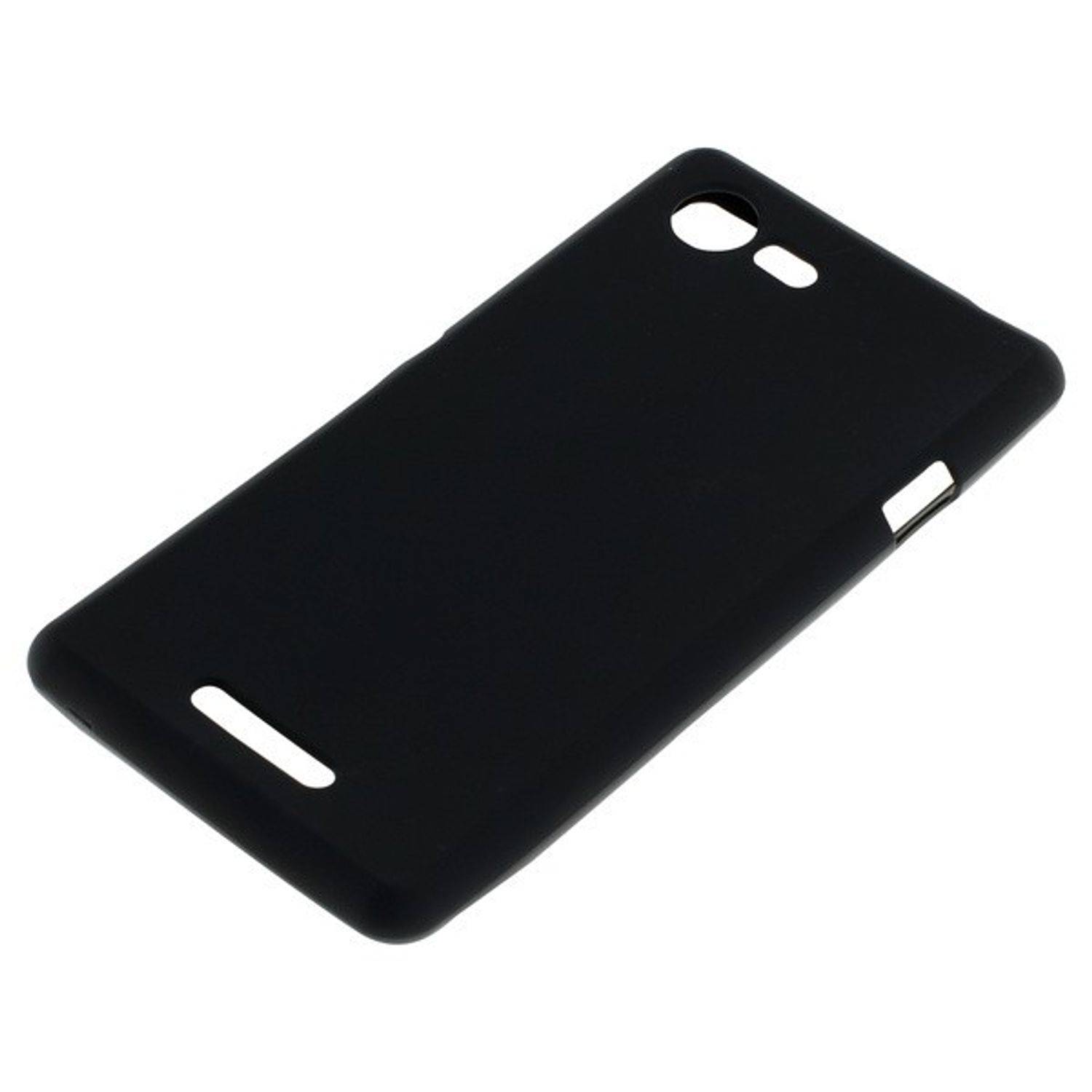 Sony Xperia E3 Handyhülle Backcover Schwarz