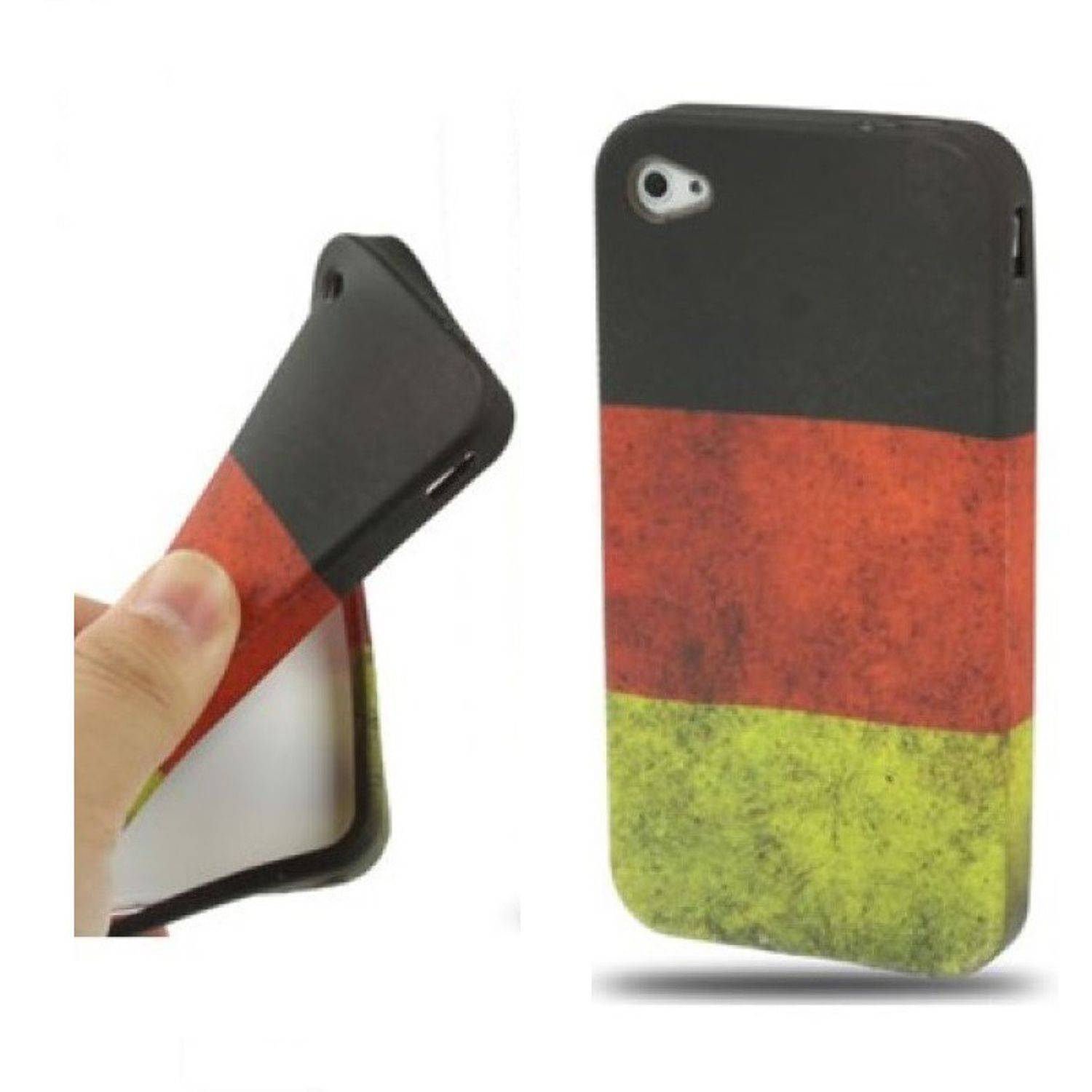 Apple iPhone 4 / 4s Handyhülle Backcover Mehrfarbig