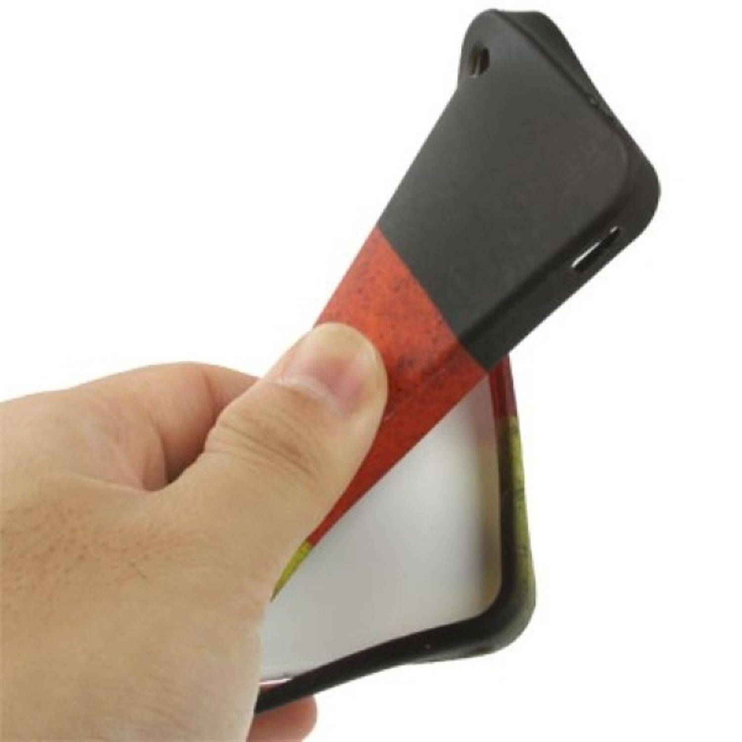 Apple iPhone 4 / 4s Handyhülle Backcover Mehrfarbig