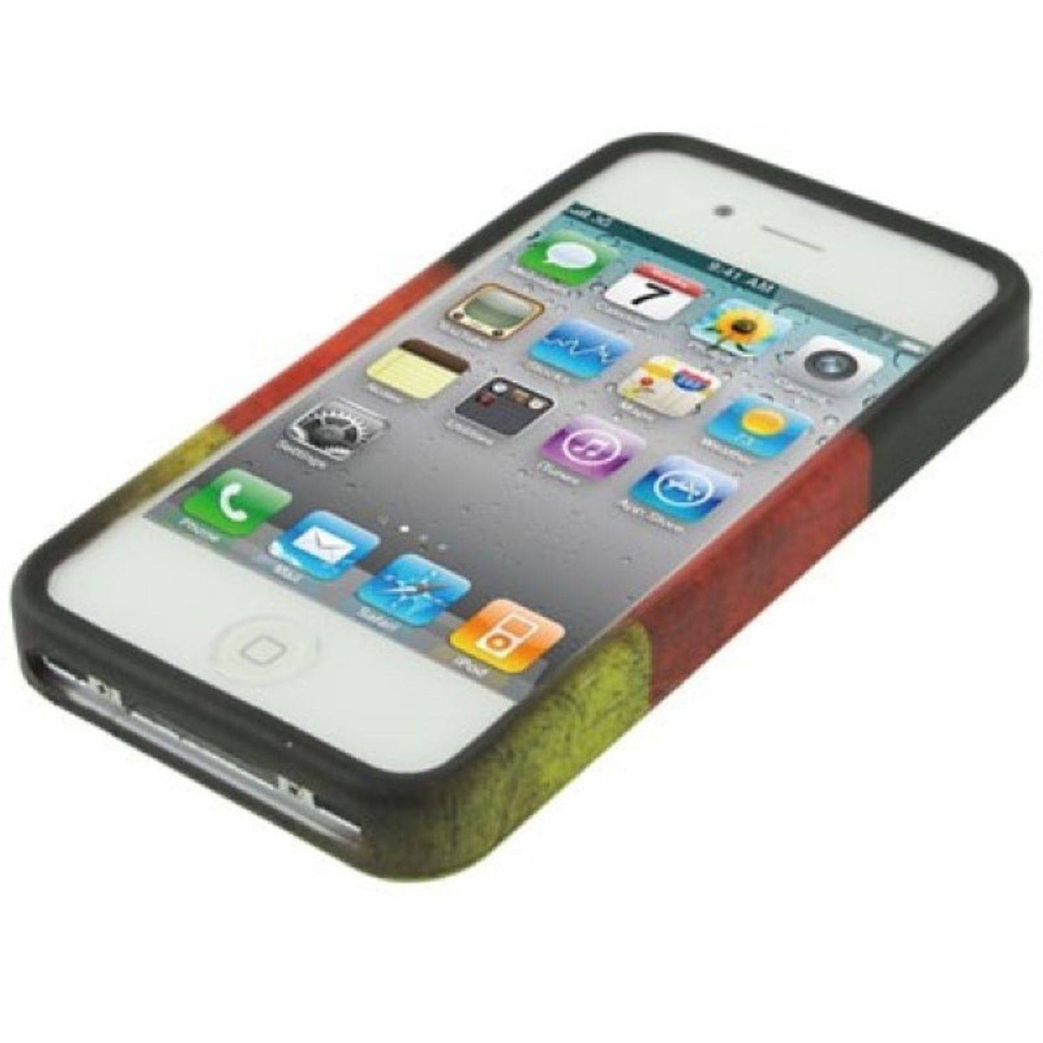 Apple iPhone 4 / 4s Handyhülle Backcover Mehrfarbig