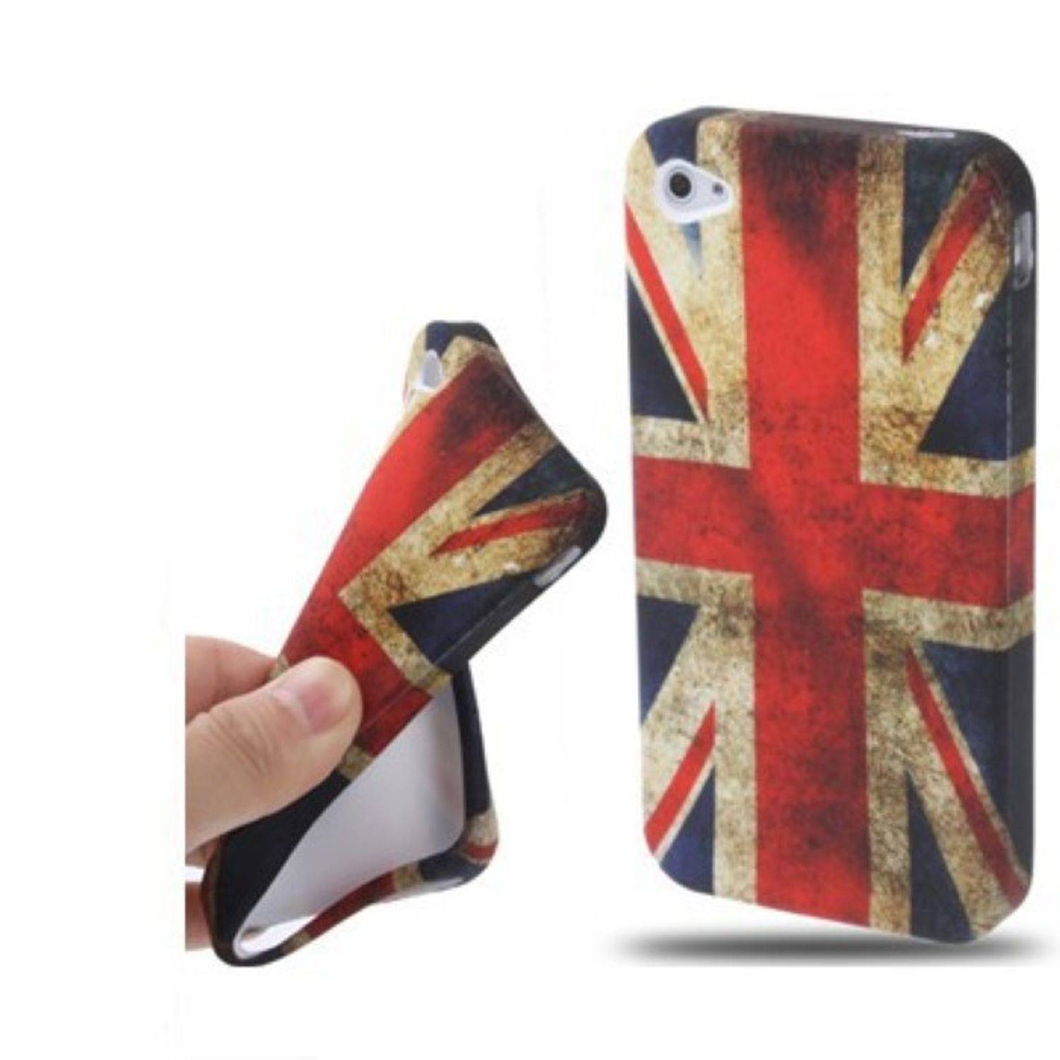 Apple iPhone 4 / 4s Handyhülle Backcover Mehrfarbig