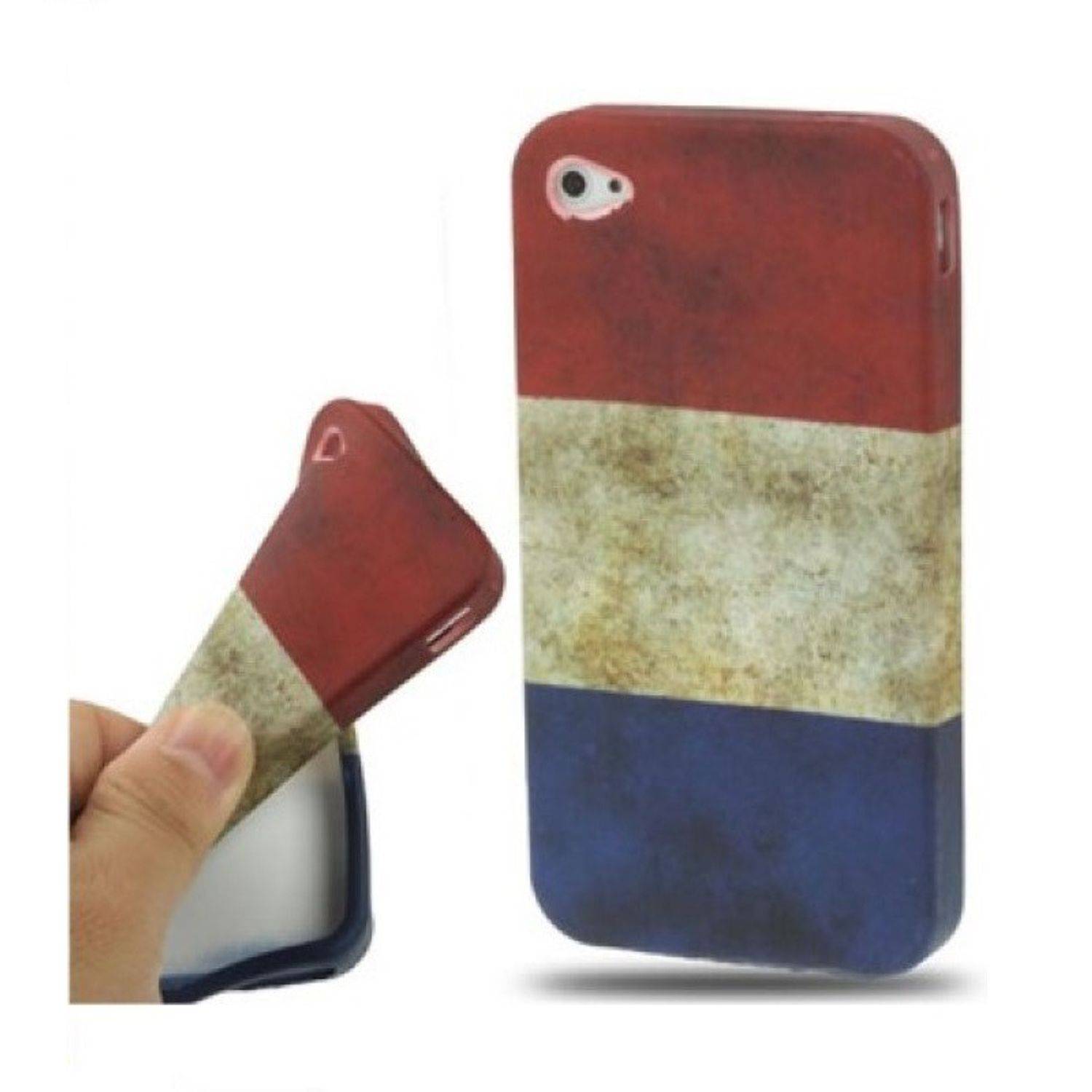 Apple iPhone 4 / 4s Handyhülle Backcover Mehrfarbig