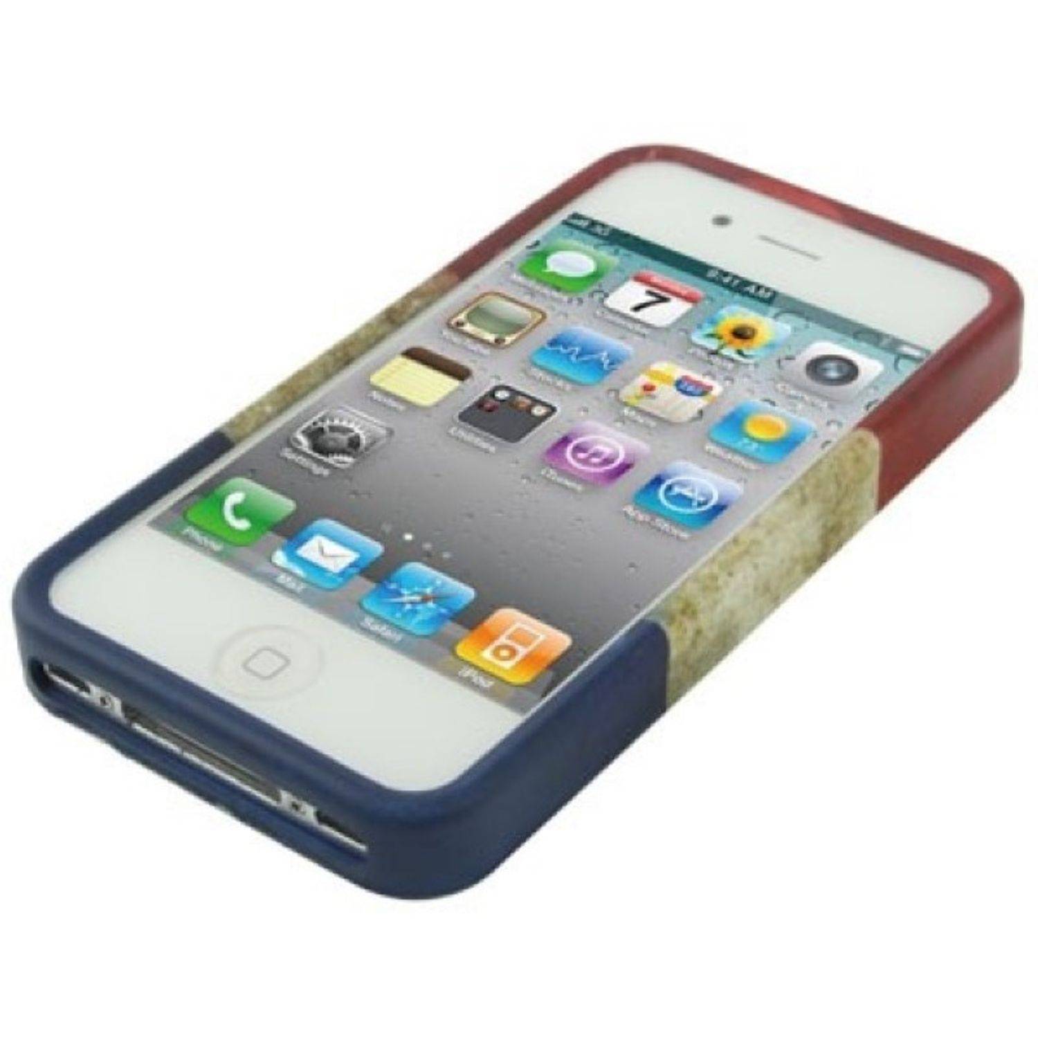Apple iPhone 4 / 4s Handyhülle Backcover Mehrfarbig