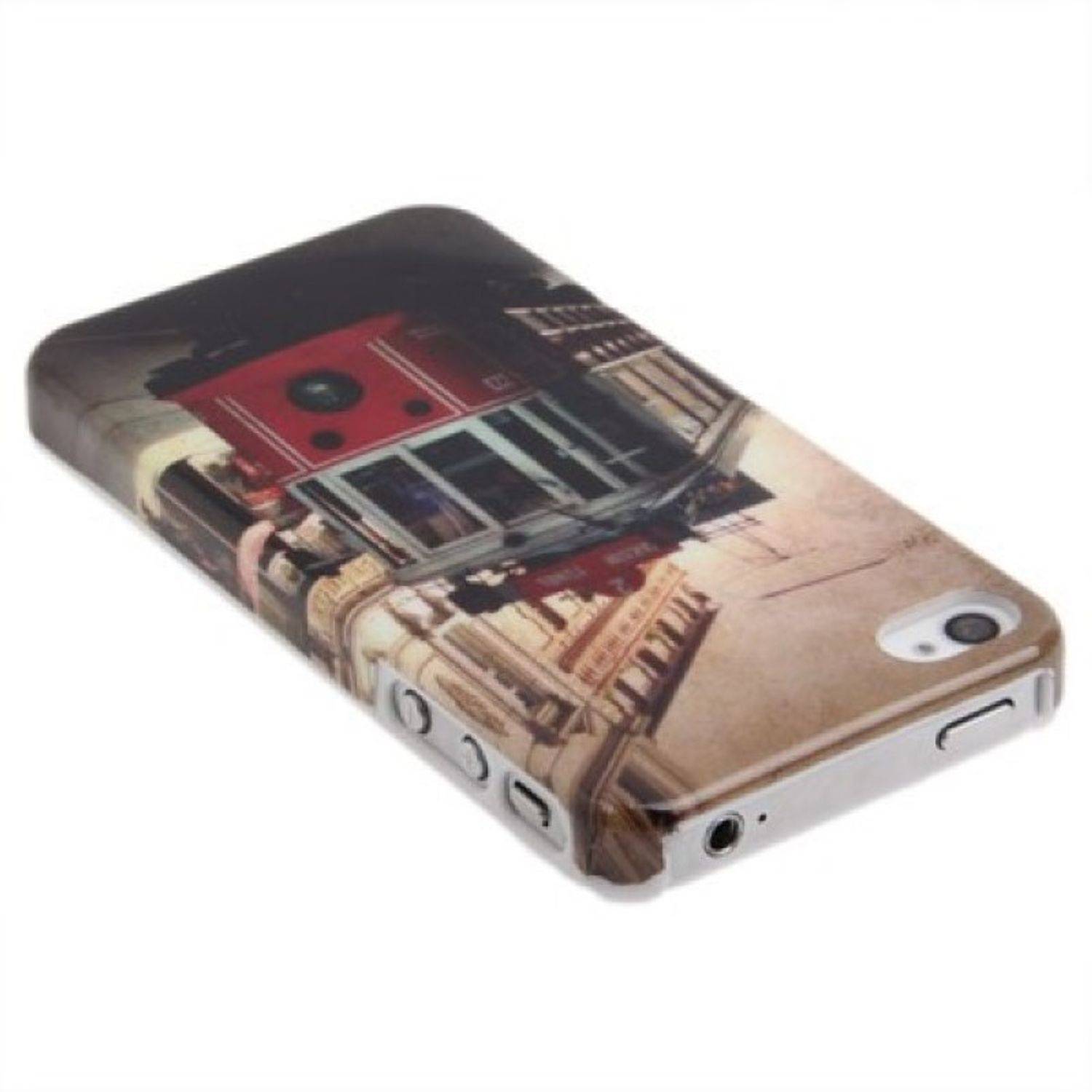 Apple iPhone 4 / 4s Handyhülle Backcover Mehrfarbig