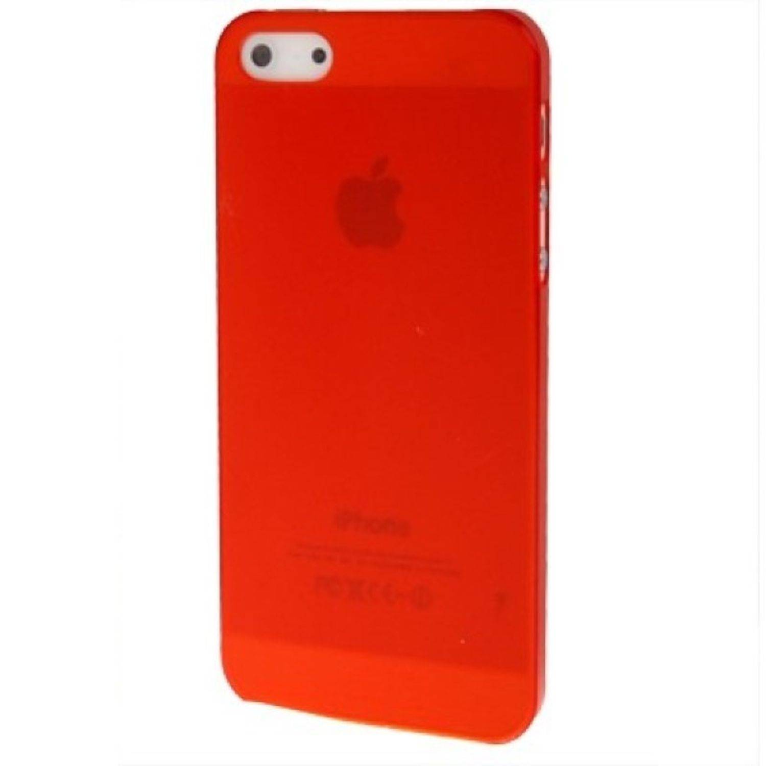Apple iPhone 5 / 5s / SE Handyhülle Backcover Rot