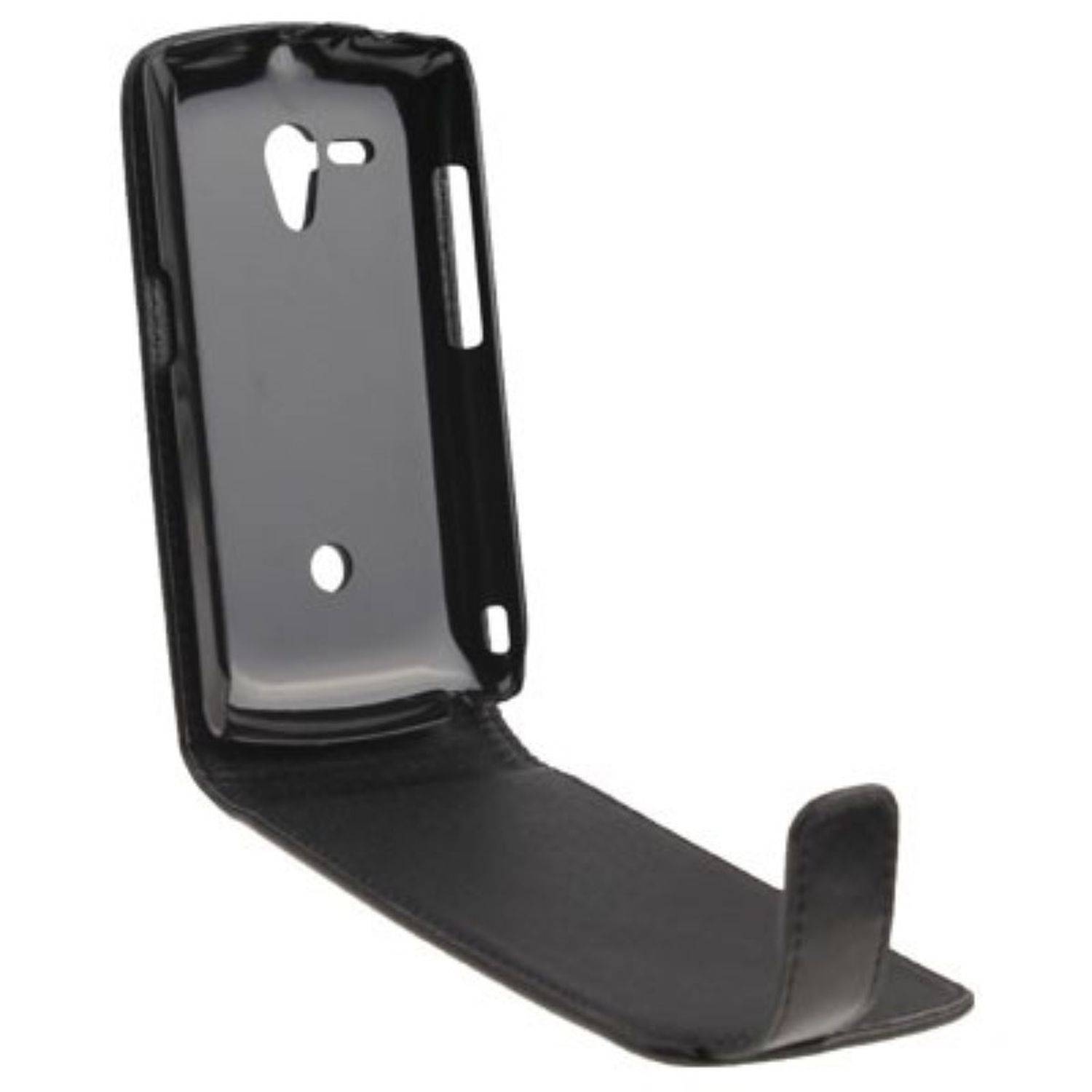 Sony Xperia MT25i Neo L Handyhülle Backcover Schwarz