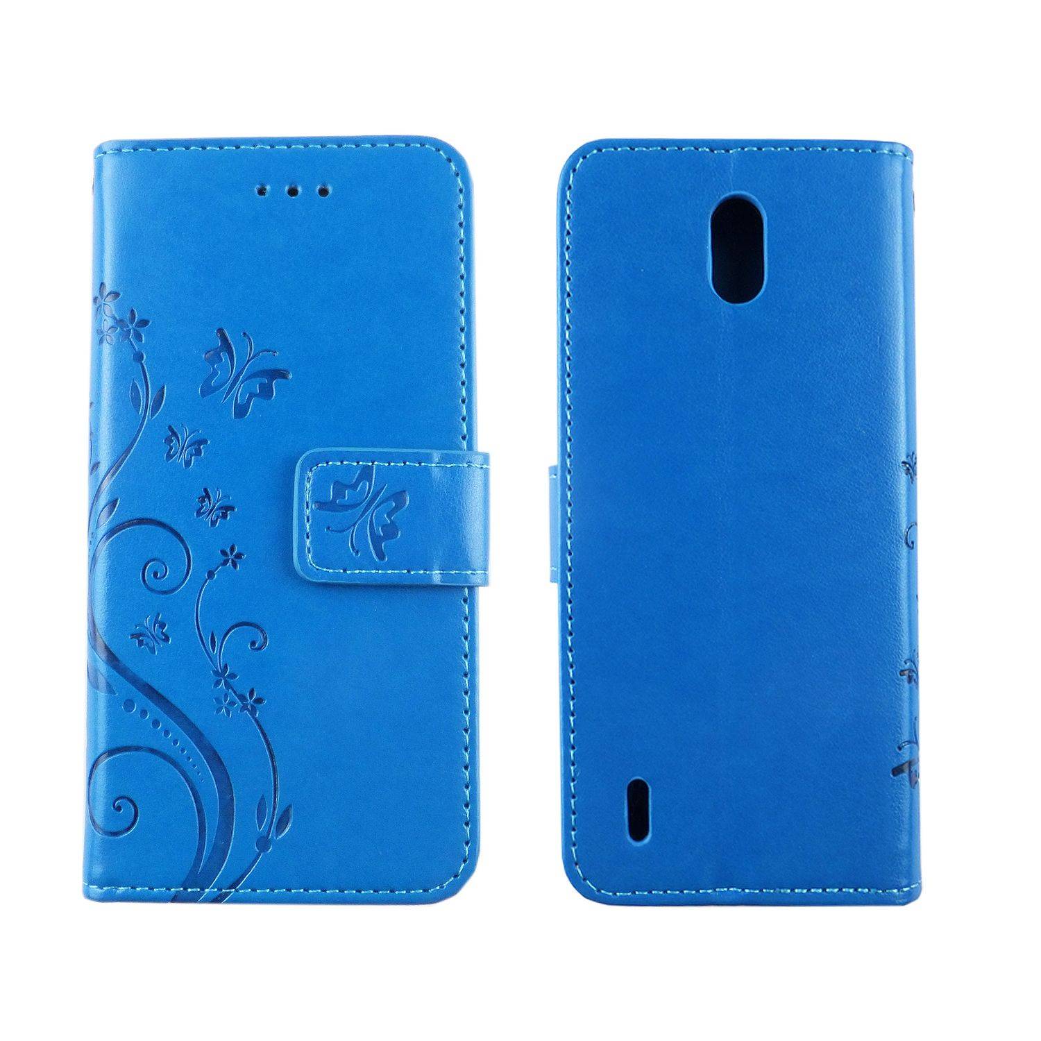 Nokia 1.3 Handyhülle Bookcover Blau