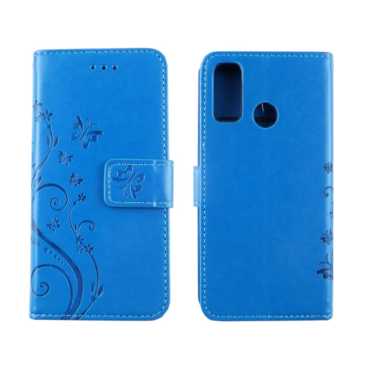 Huawei P smart 2020 Handyhülle Bookcover Blau