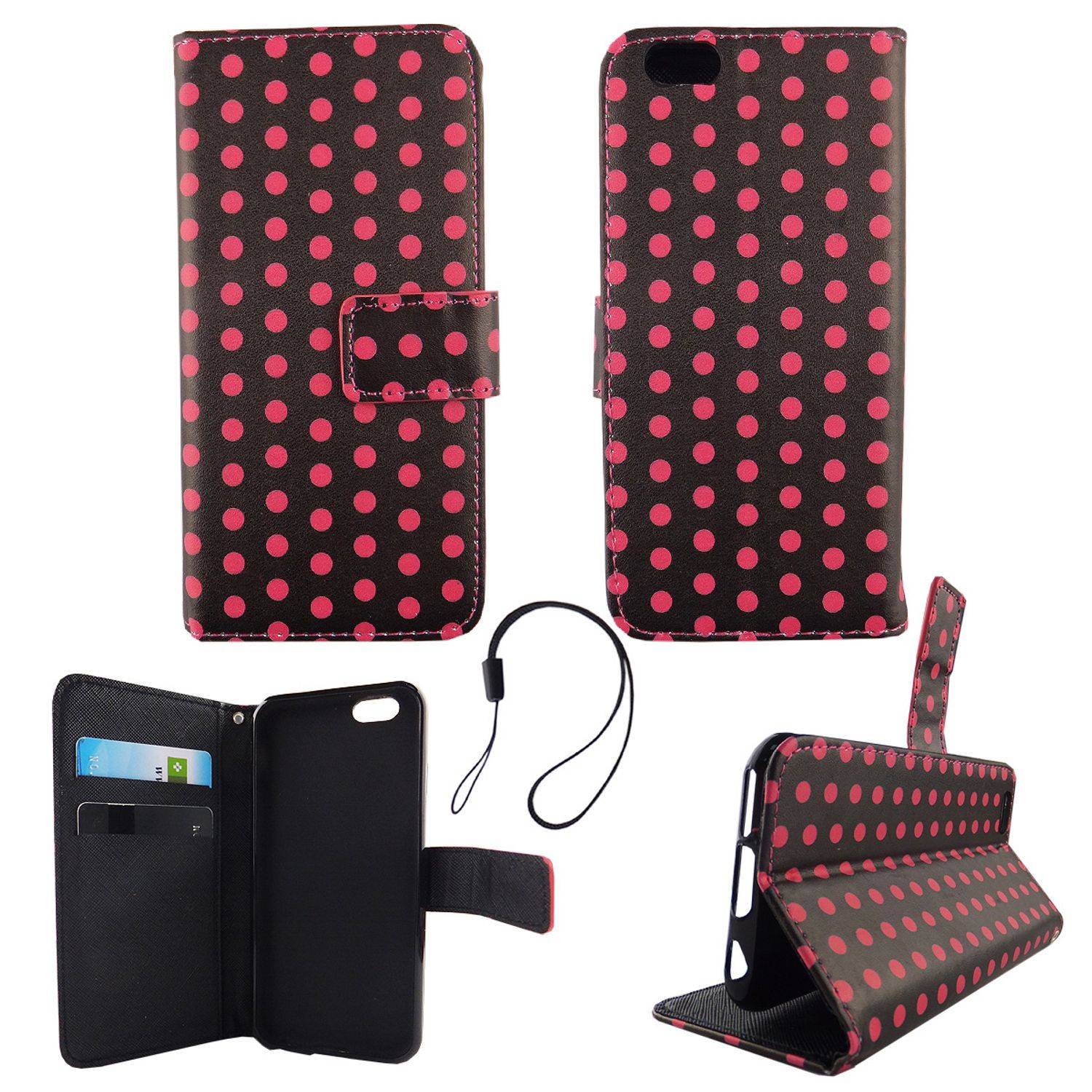Apple iPhone 6 / 6s Handyhülle Backcover Schwarz