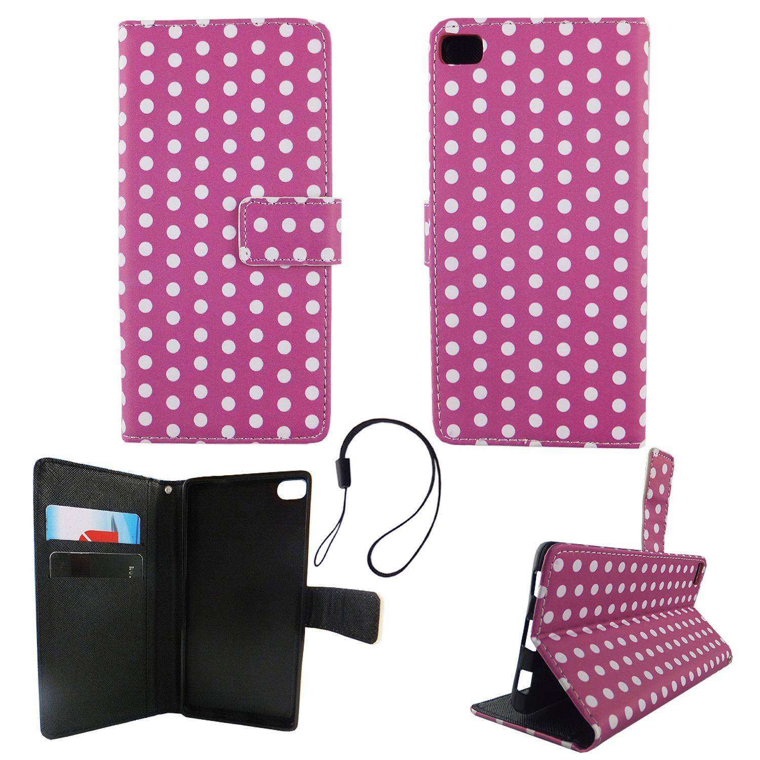 Huawei P8 Handyhülle Backcover Violett