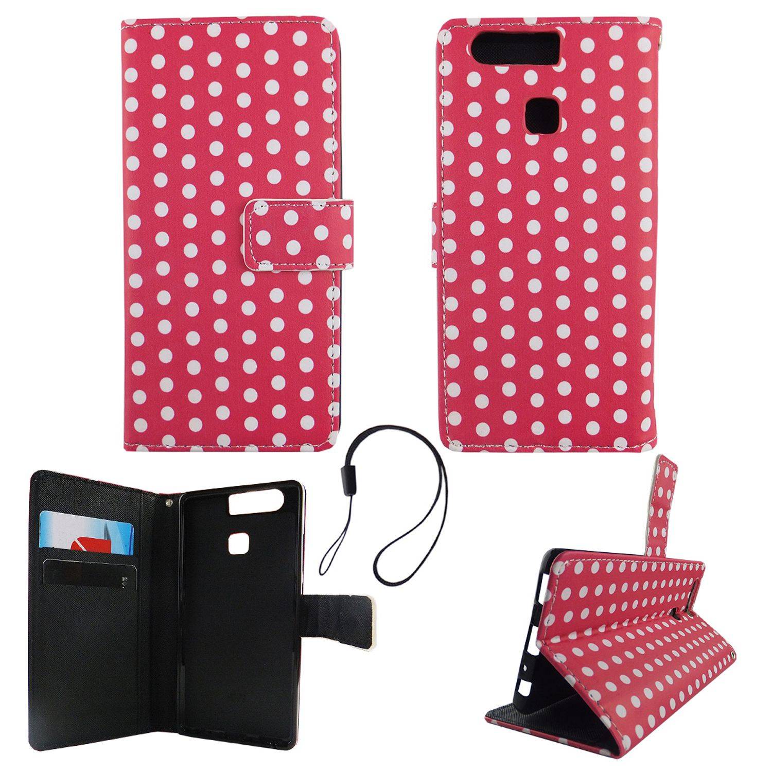 Huawei P9 Handyhülle Backcover Rosa