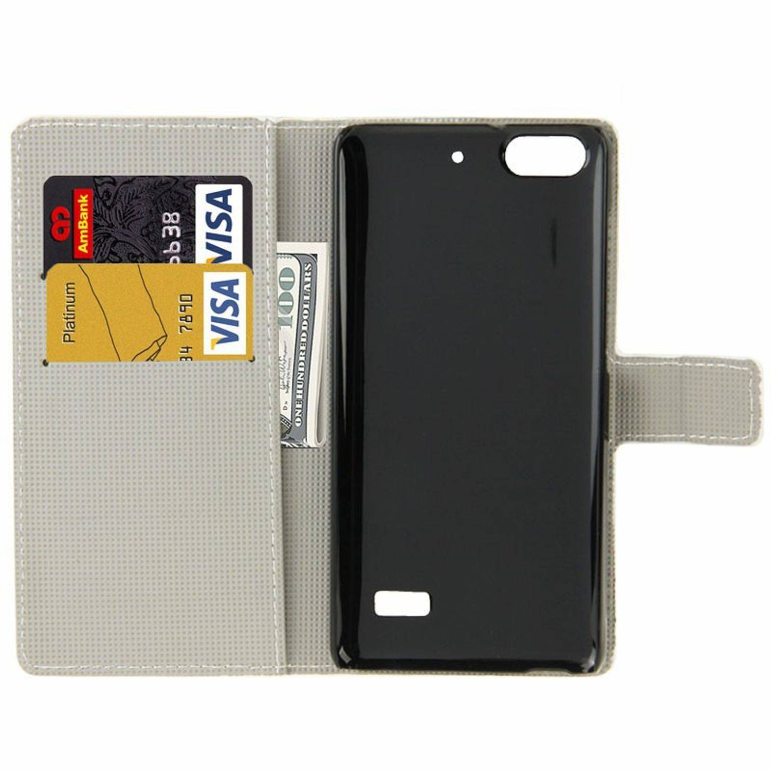 LG Magna Handyhülle Backcover Schwarz