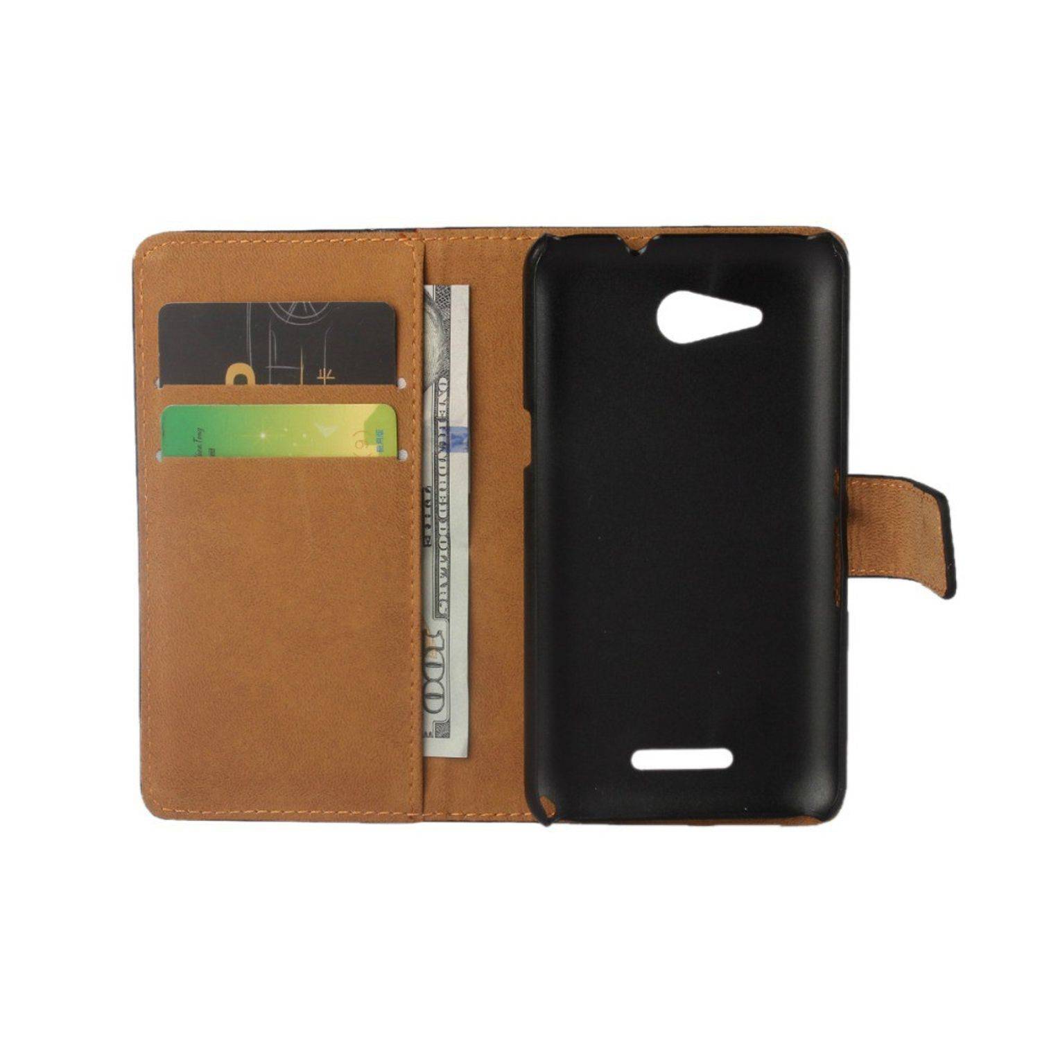 Sony Xperia M5 Handyhülle Backcover Schwarz