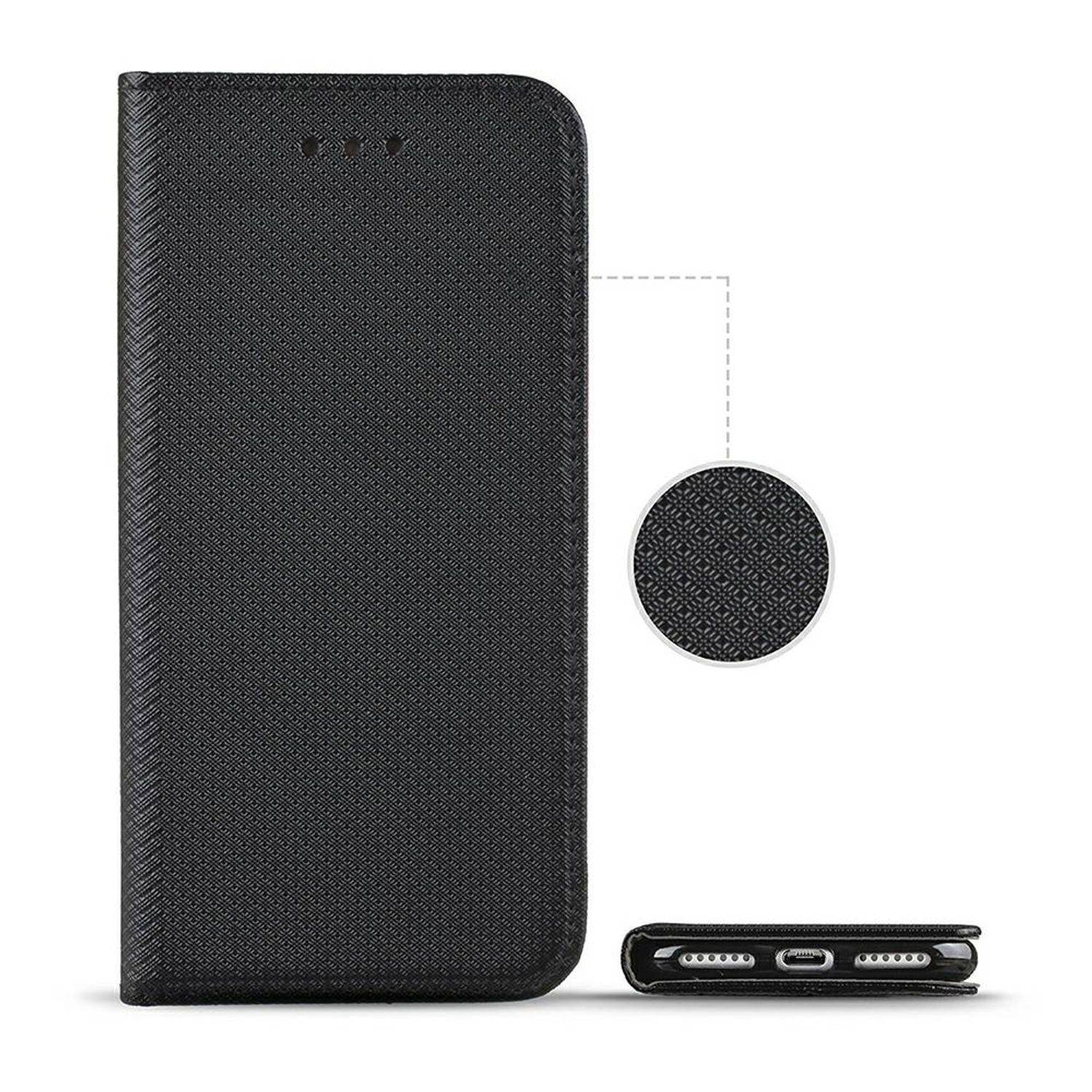 Apple iPhone 12 Mini Handyhülle Bookcover Schwarz