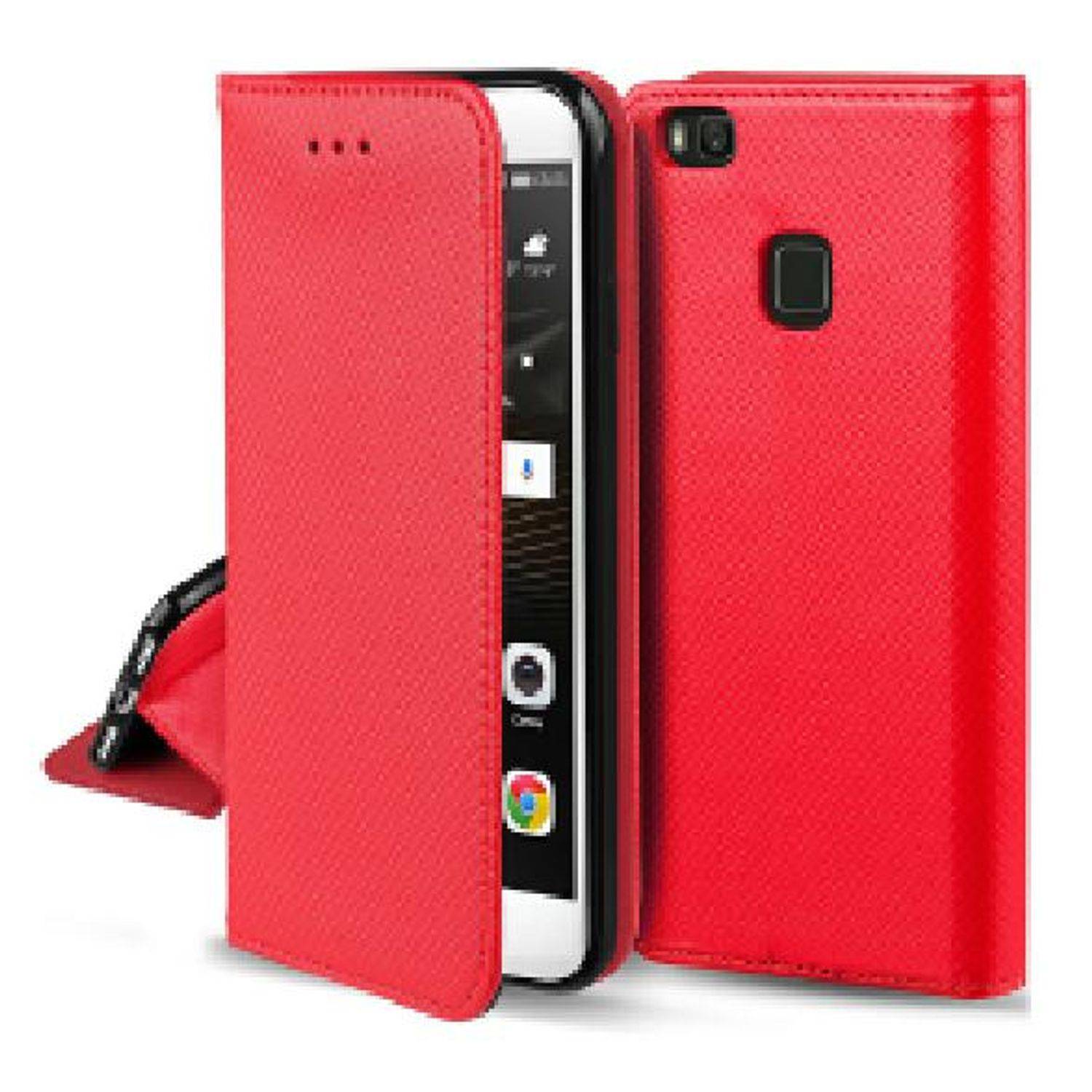 Huawei Mate 30 Lite Handyhülle Bookcover Rot