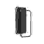 Hülle kompatibel mit Apple iPhone 12 Pro Max Kunststoff Full Cover Handyhülle - Case Schwarz