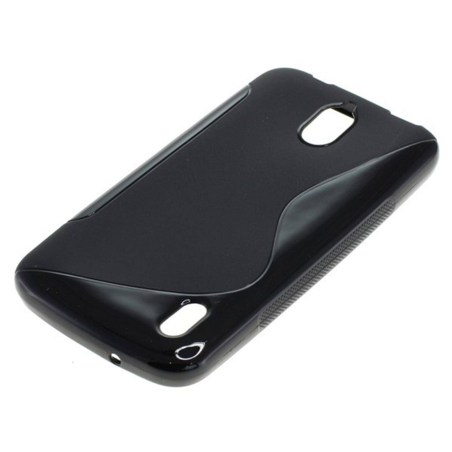 Huawei Y625 Handyhülle Backcover Schwarz