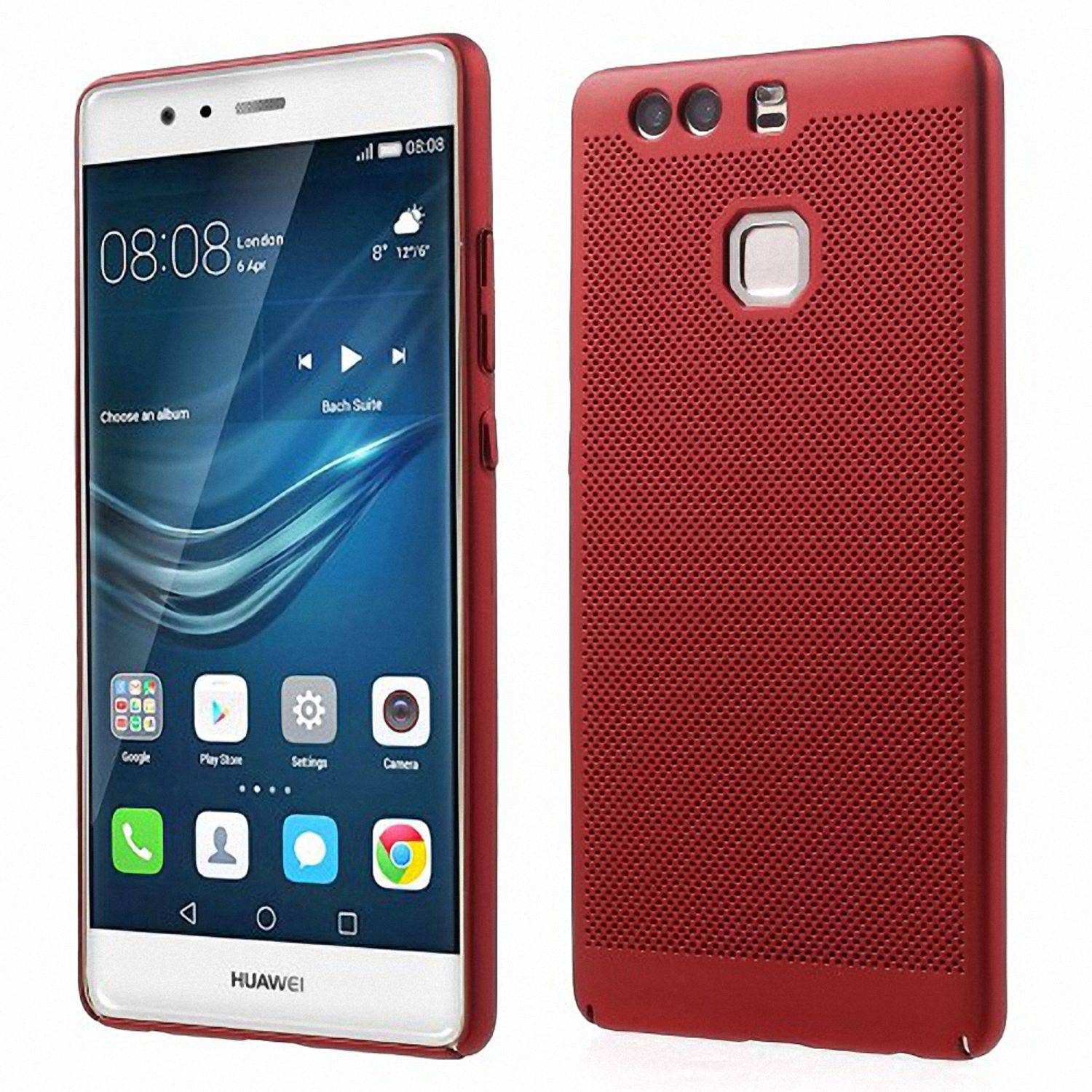 Huawei P8 Lite 2017 Handyhülle Backcover Rot