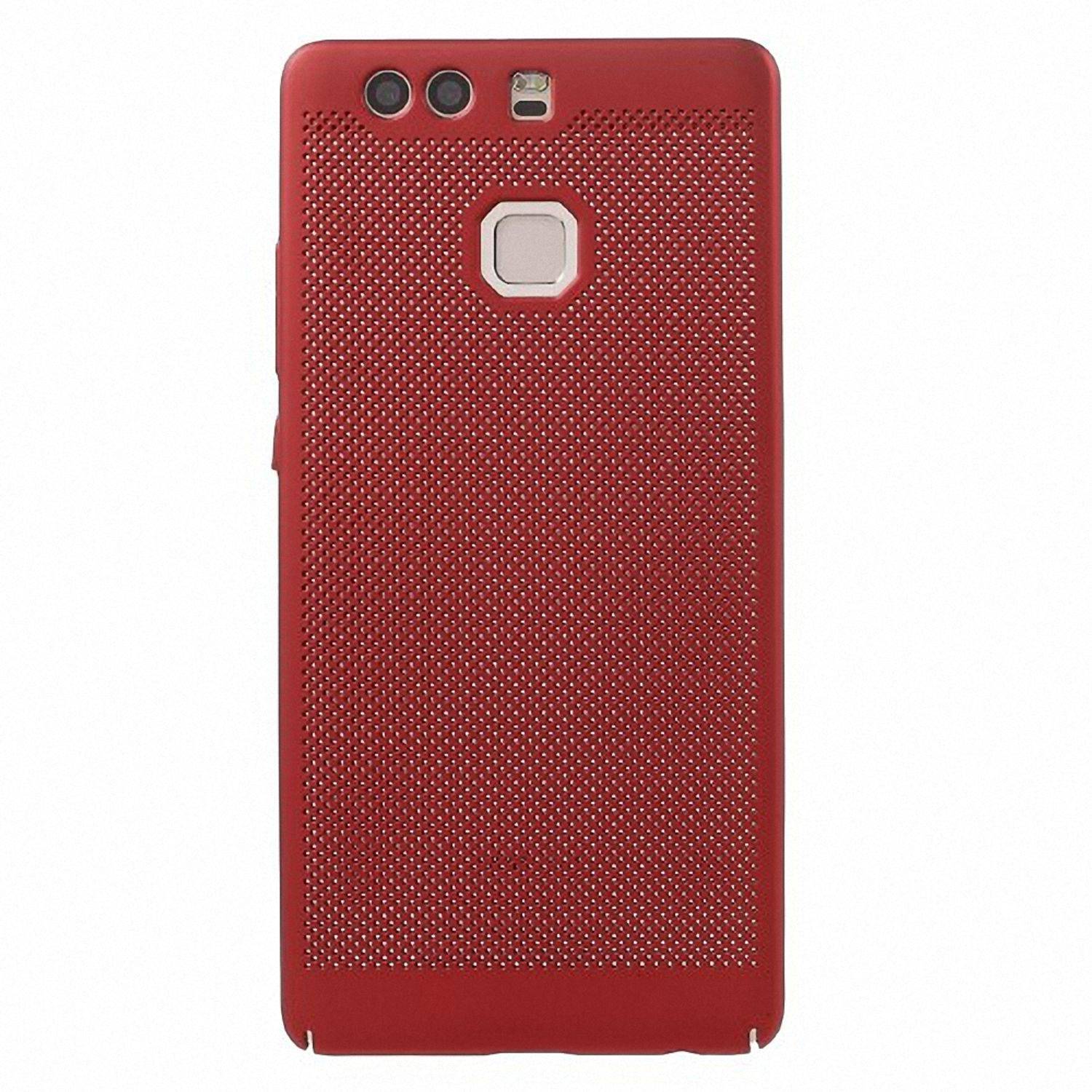 Huawei P9 Handyhülle Backcover Rot