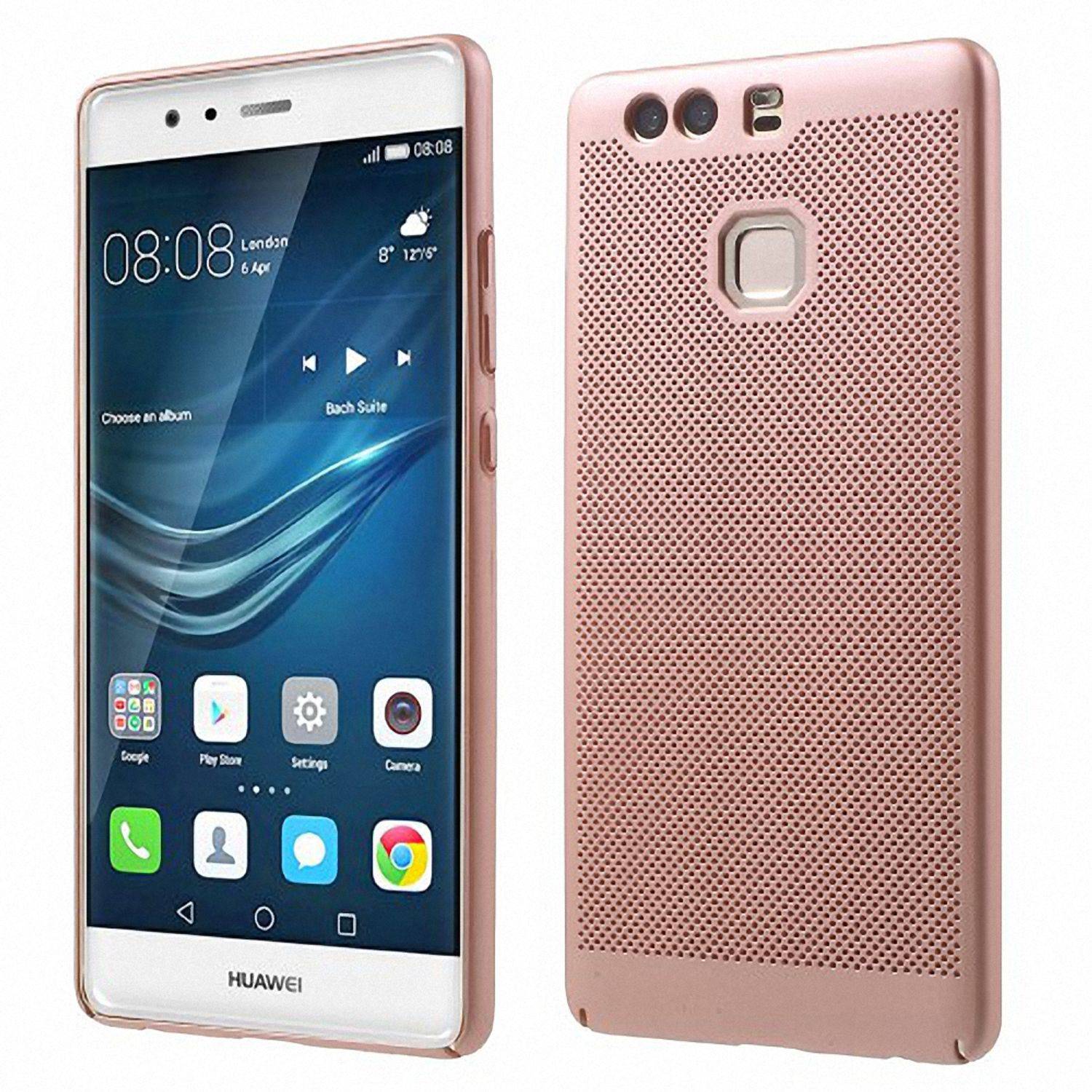 Huawei P9 Handyhülle Backcover Rosa