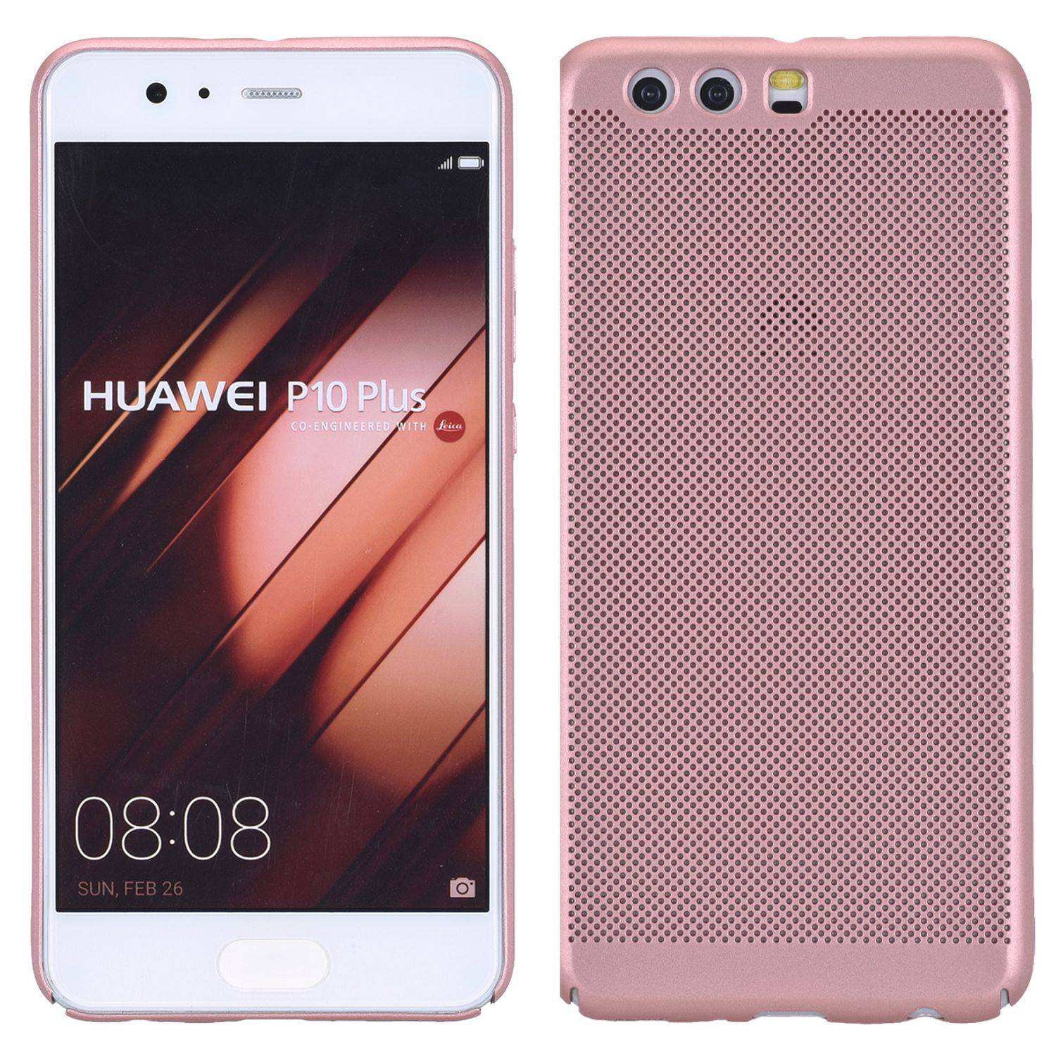 Huawei P10 Plus Handyhülle Backcover Rosa