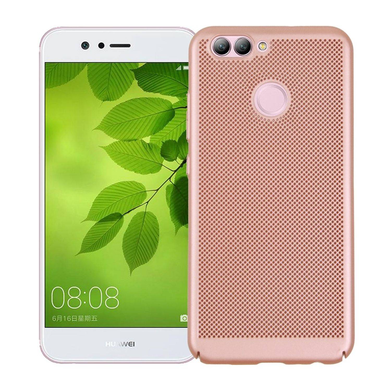 Huawei Nova Handyhülle Backcover Gold