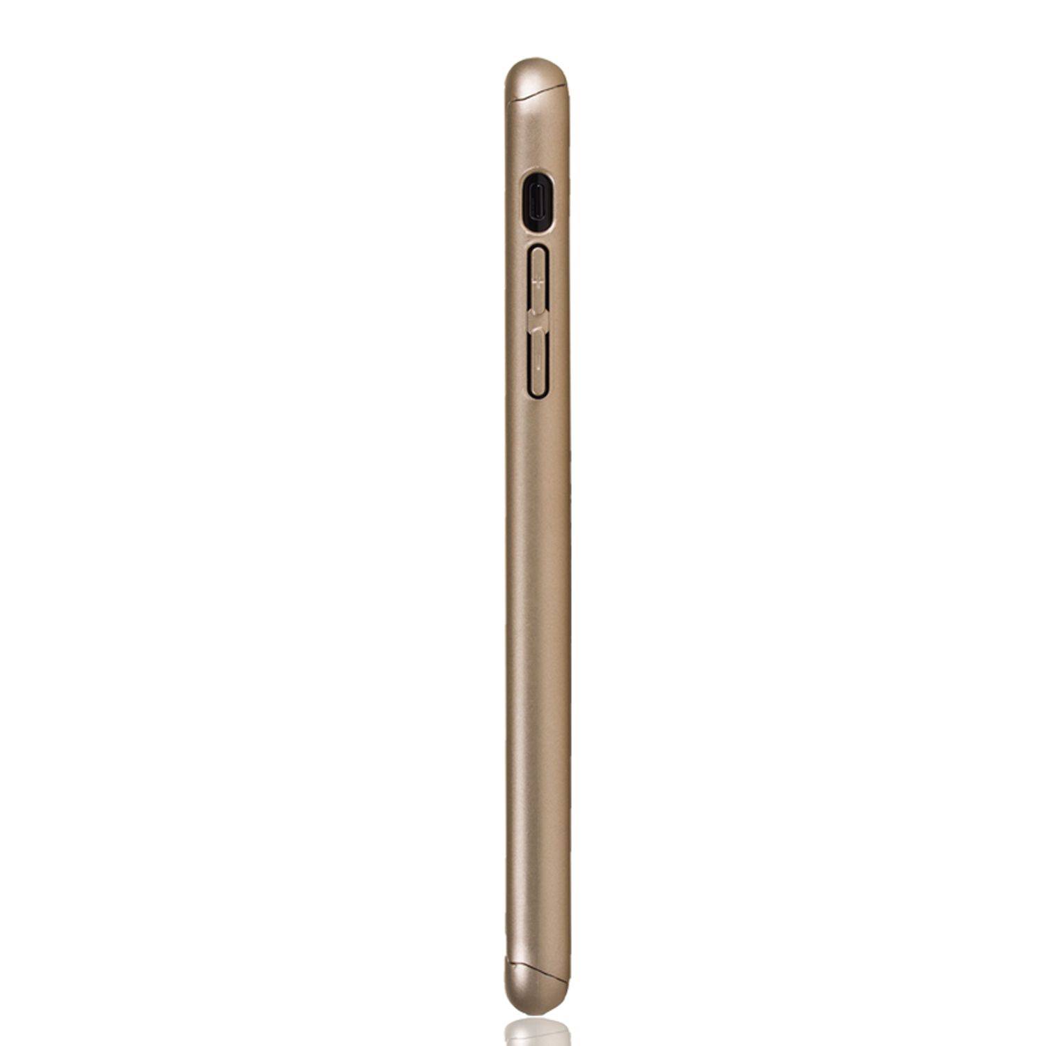 Apple iPhone 11 Pro Max Handyhülle 360 Grad Schutz Full Cover Gold