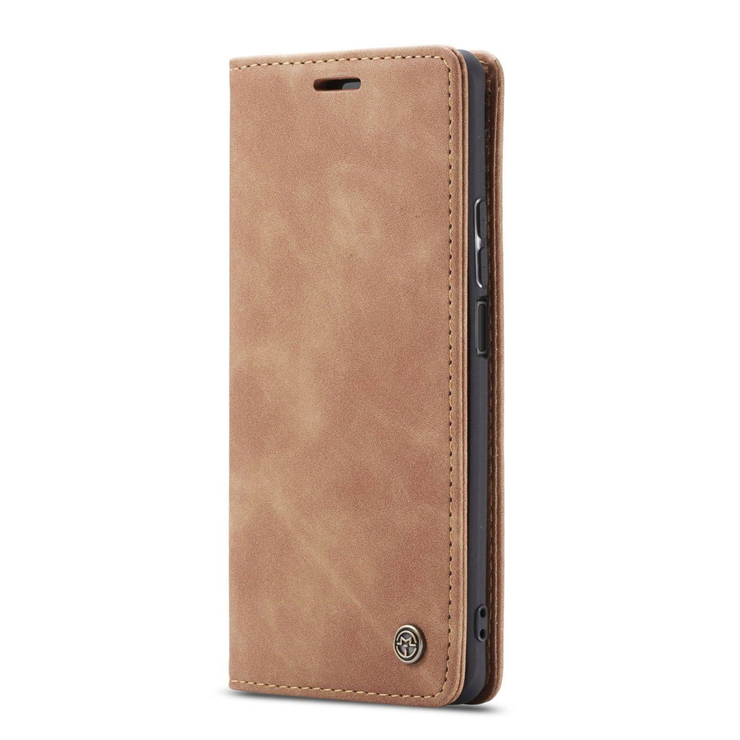 Huawei P40 Lite Handyhülle Schutztasche Bookcover Braun