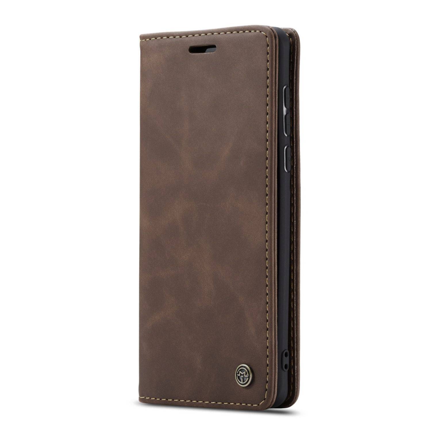 Huawei P40 Handyhülle Schutztasche Bookcover Braun