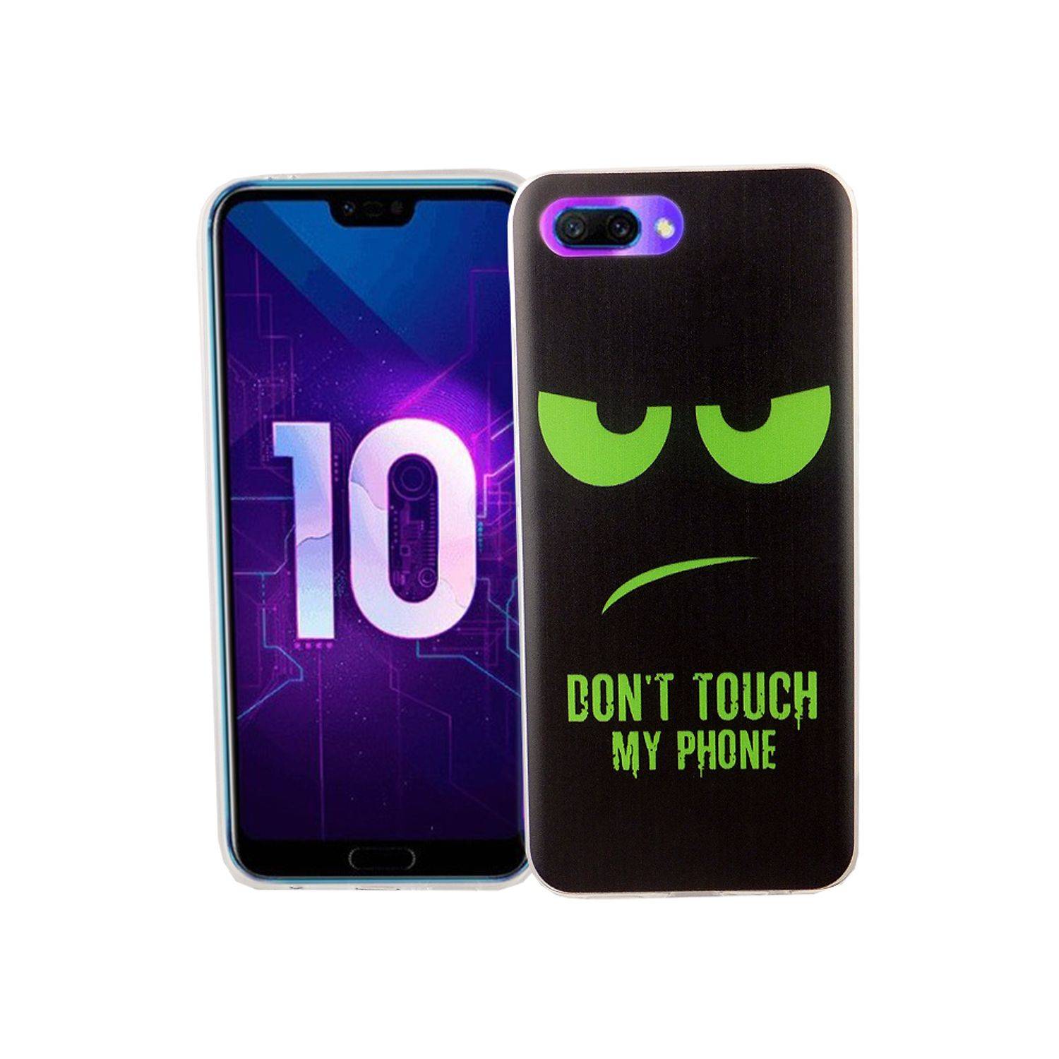 Huawei Honor 10 Handyhülle Bumper Backcover Schwarz