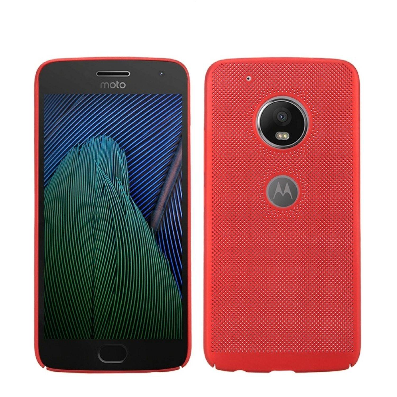 Motorola Moto G4 Play Handyhülle Backcover Rot