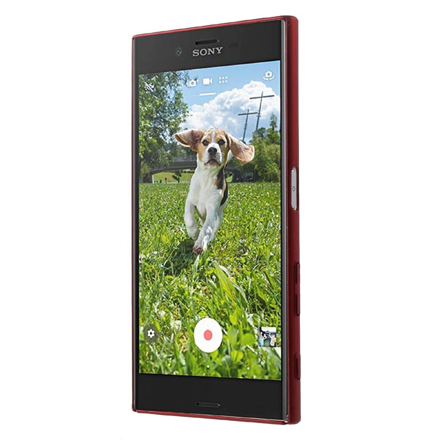 Sony Xperia L1 Handyhülle Backcover Rot