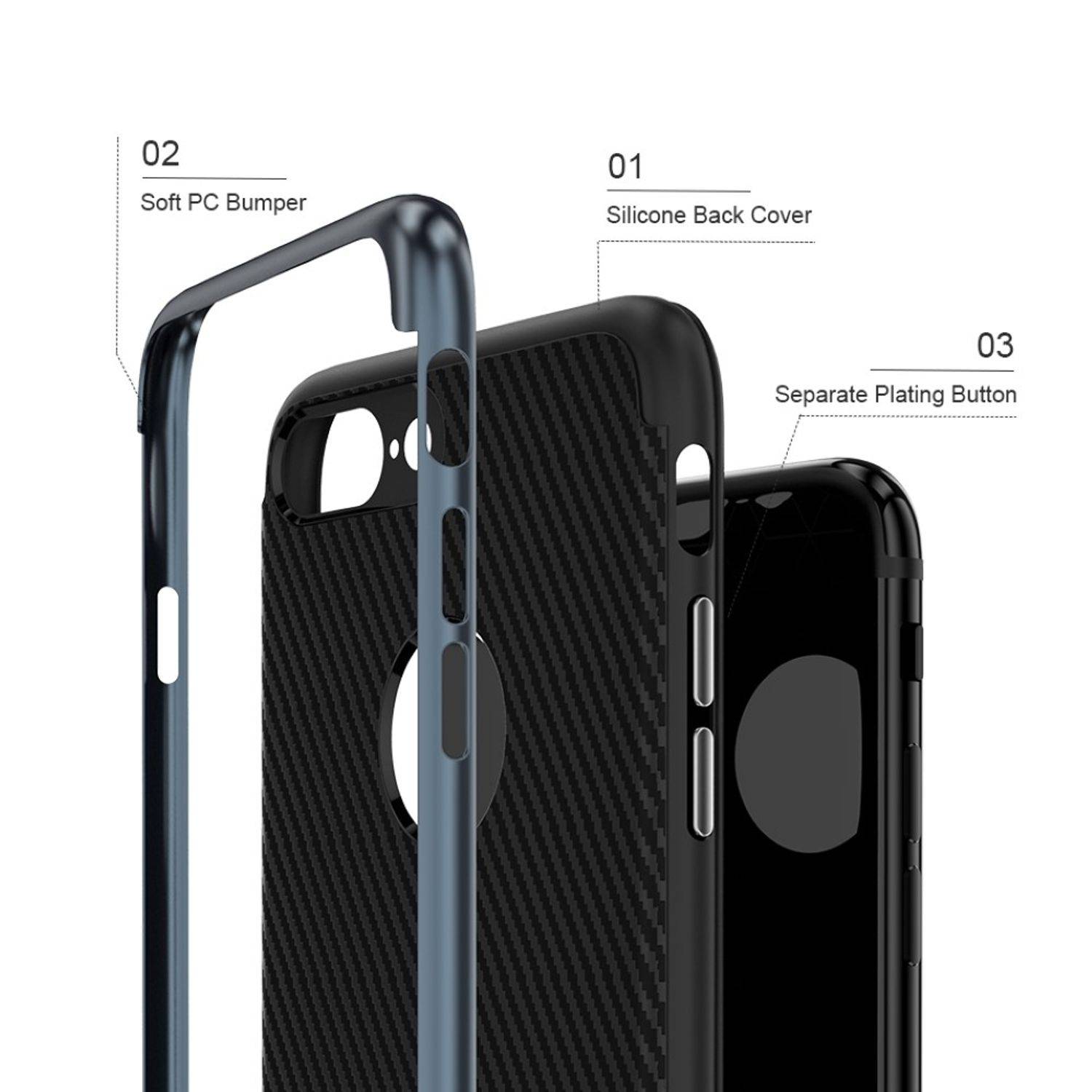 Apple iPhone 6 / 6s Handyhülle Backcover Rosa